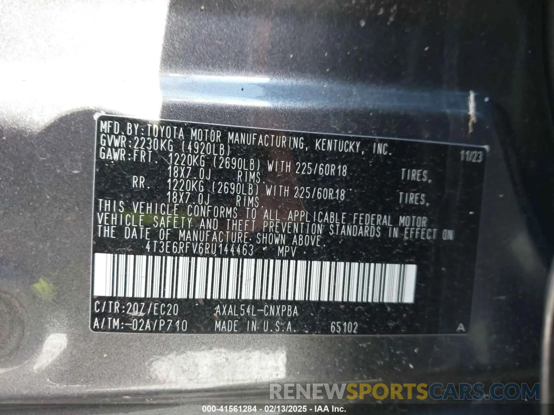 9 Photograph of a damaged car 4T3E6RFV6RU144463 TOYOTA RAV4 HYBRID 2024