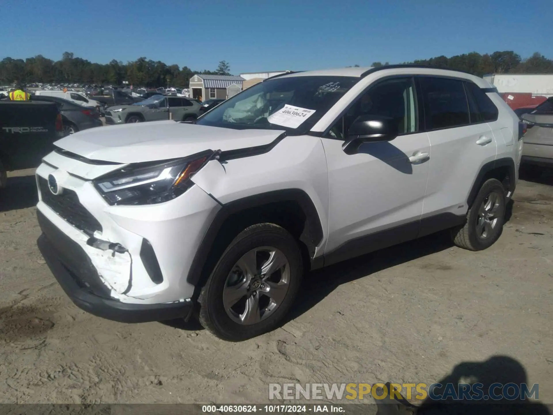 2 Photograph of a damaged car 4T3LWRFV4RU153153 TOYOTA RAV4 HYBRID 2024