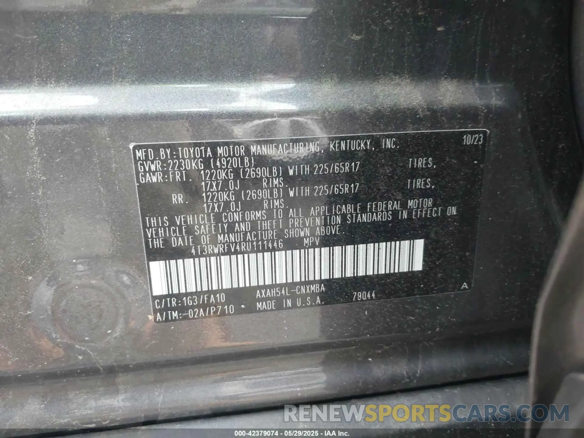 9 Photograph of a damaged car 4T3RWRFV4RU111446 TOYOTA RAV4 HYBRID 2024