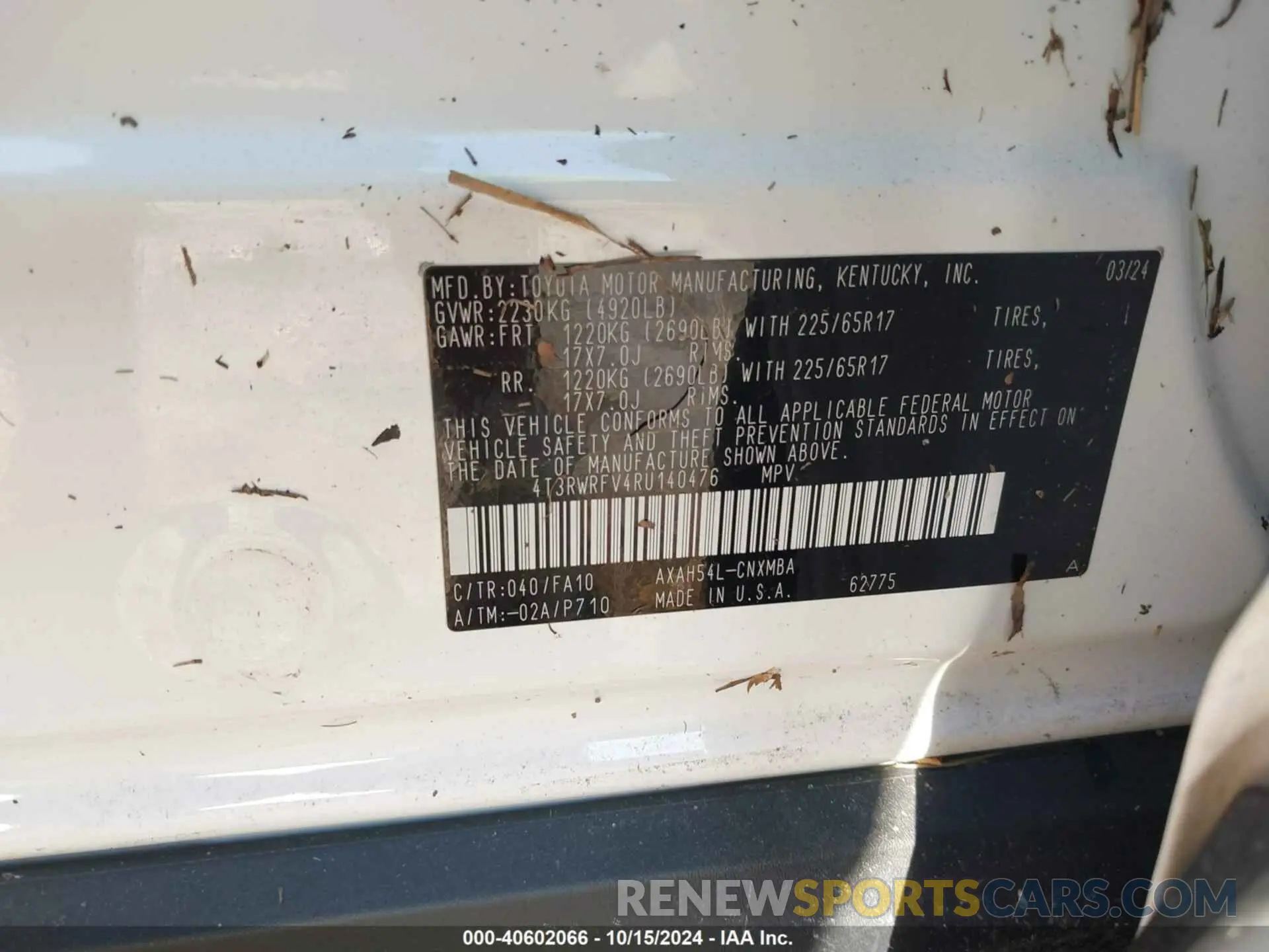 9 Photograph of a damaged car 4T3RWRFV4RU140476 TOYOTA RAV4 HYBRID 2024