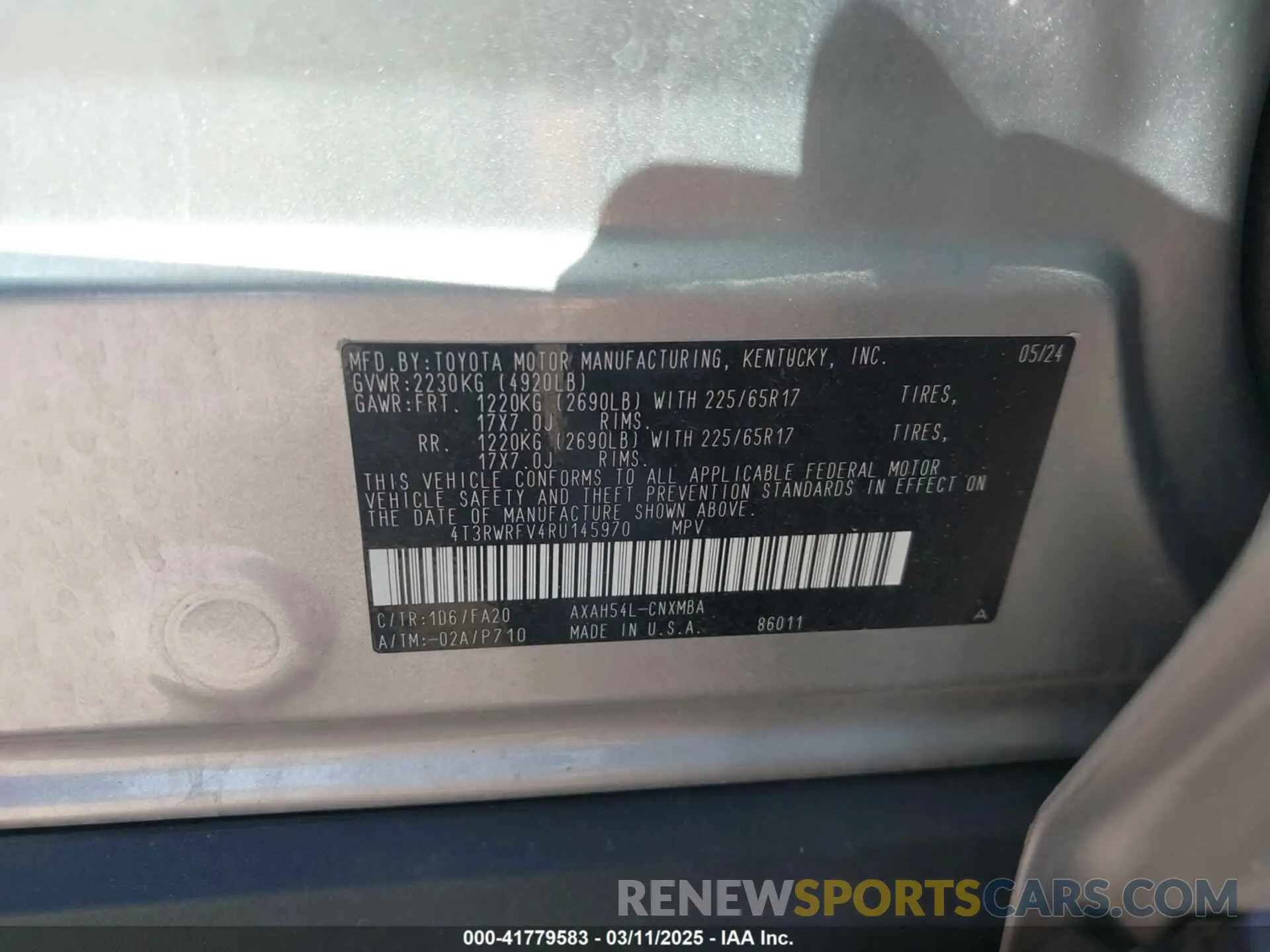 9 Photograph of a damaged car 4T3RWRFV4RU145970 TOYOTA RAV4 HYBRID 2024