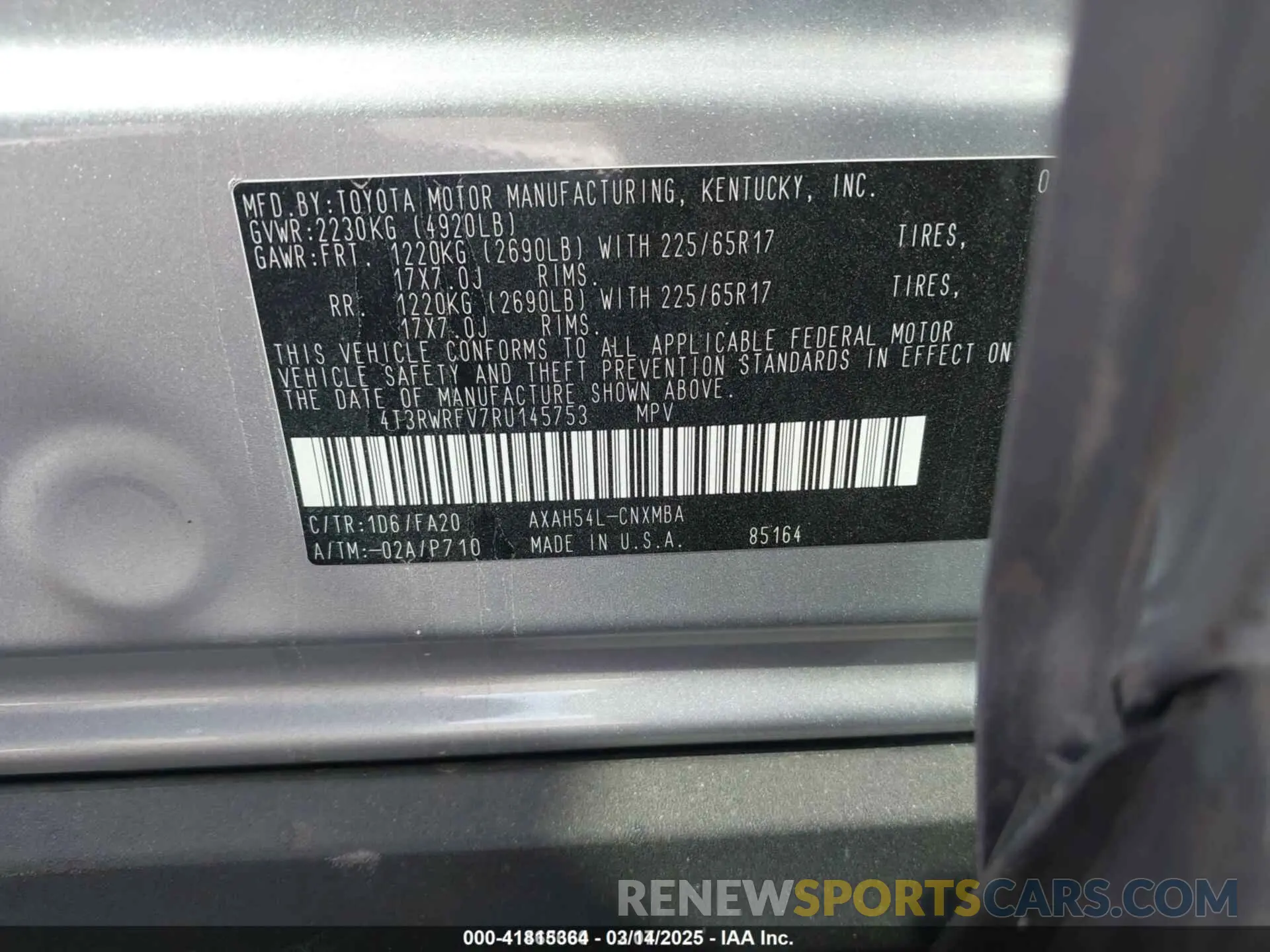 9 Photograph of a damaged car 4T3RWRFV7RU145753 TOYOTA RAV4 HYBRID 2024