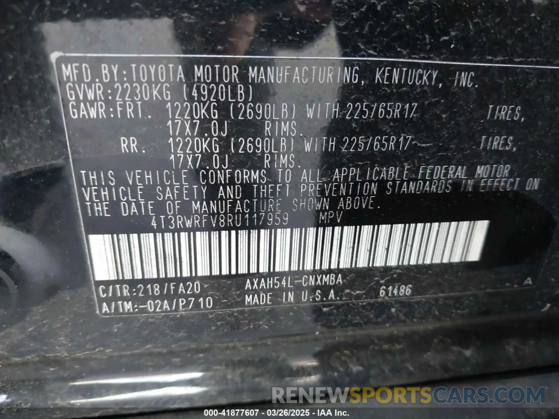 9 Photograph of a damaged car 4T3RWRFV8RU117959 TOYOTA RAV4 HYBRID 2024
