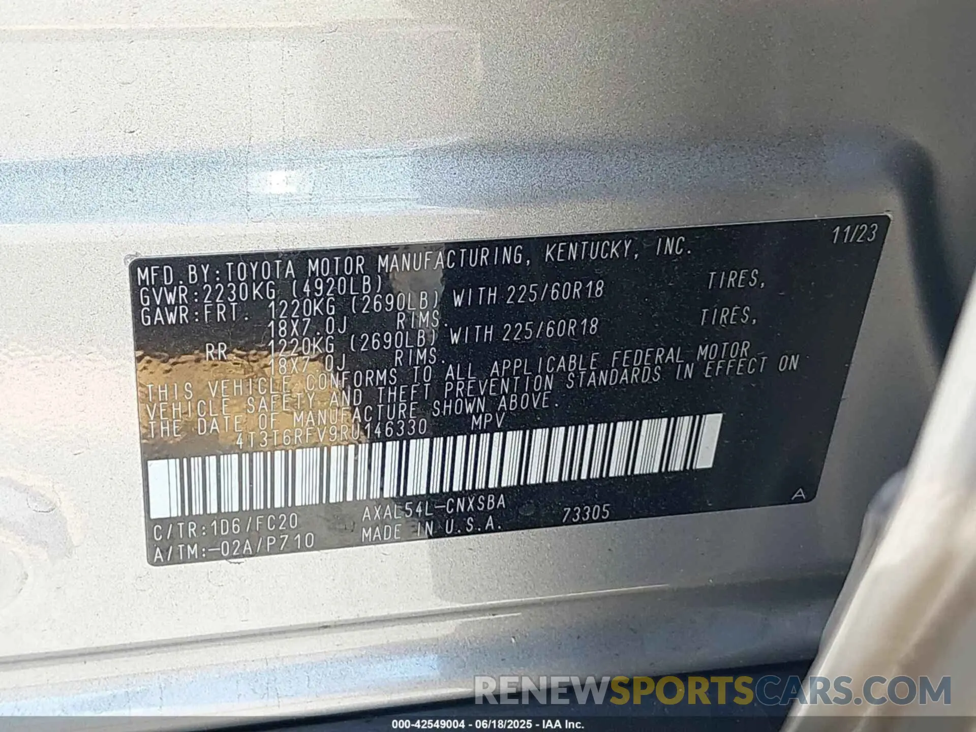 9 Photograph of a damaged car 4T3T6RFV9RU146330 TOYOTA RAV4 HYBRID 2024
