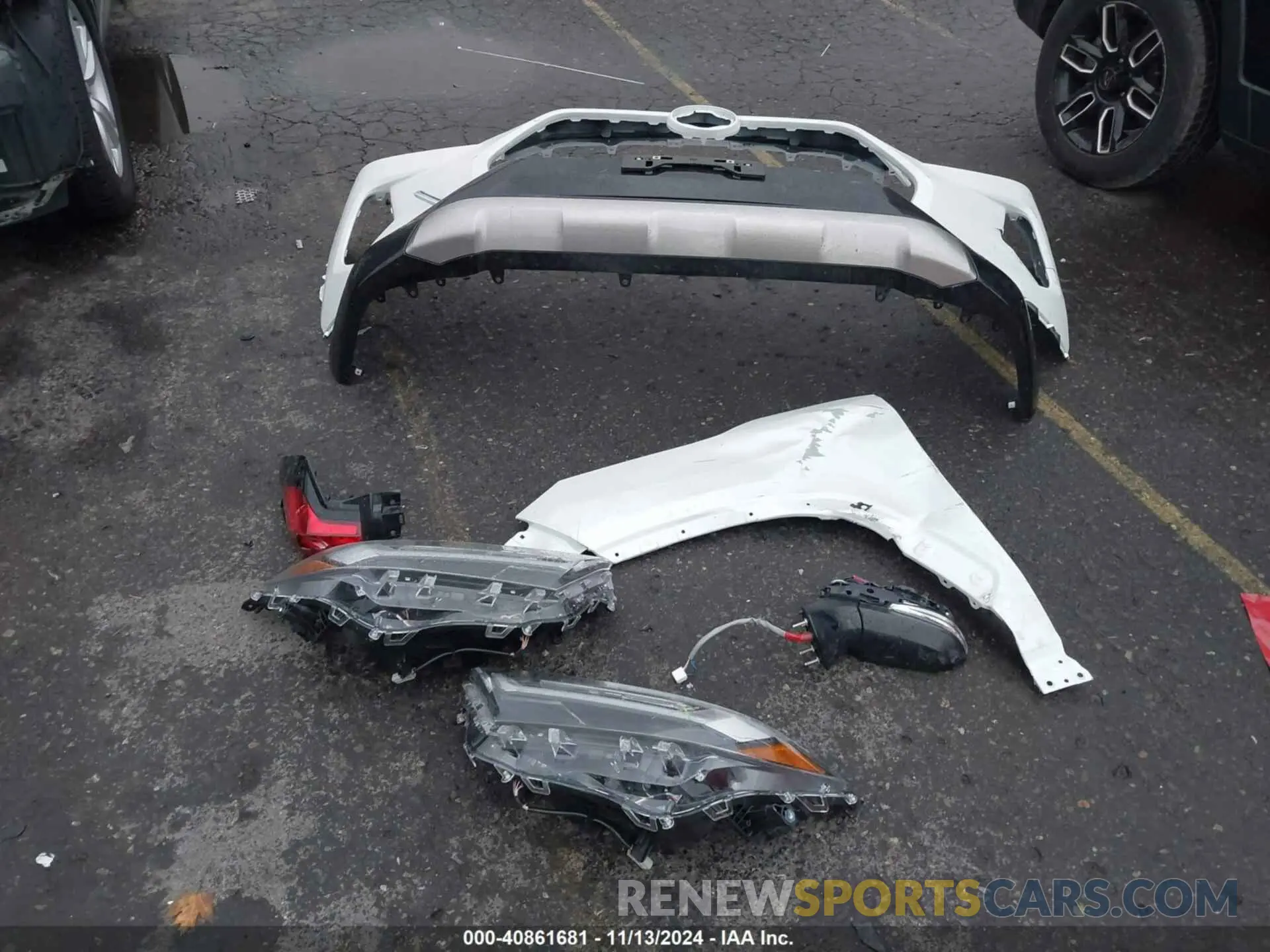 11 Photograph of a damaged car JTM16RFV4RD561320 TOYOTA RAV4 HYBRID 2024