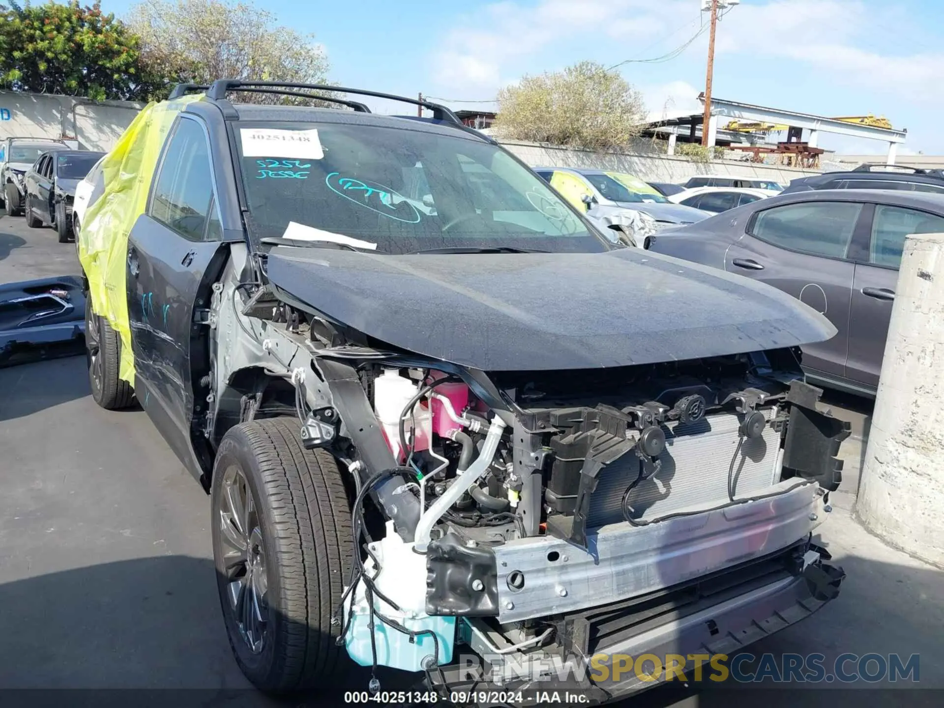 1 Photograph of a damaged car JTMB6RFV0RJ044392 TOYOTA RAV4 HYBRID 2024
