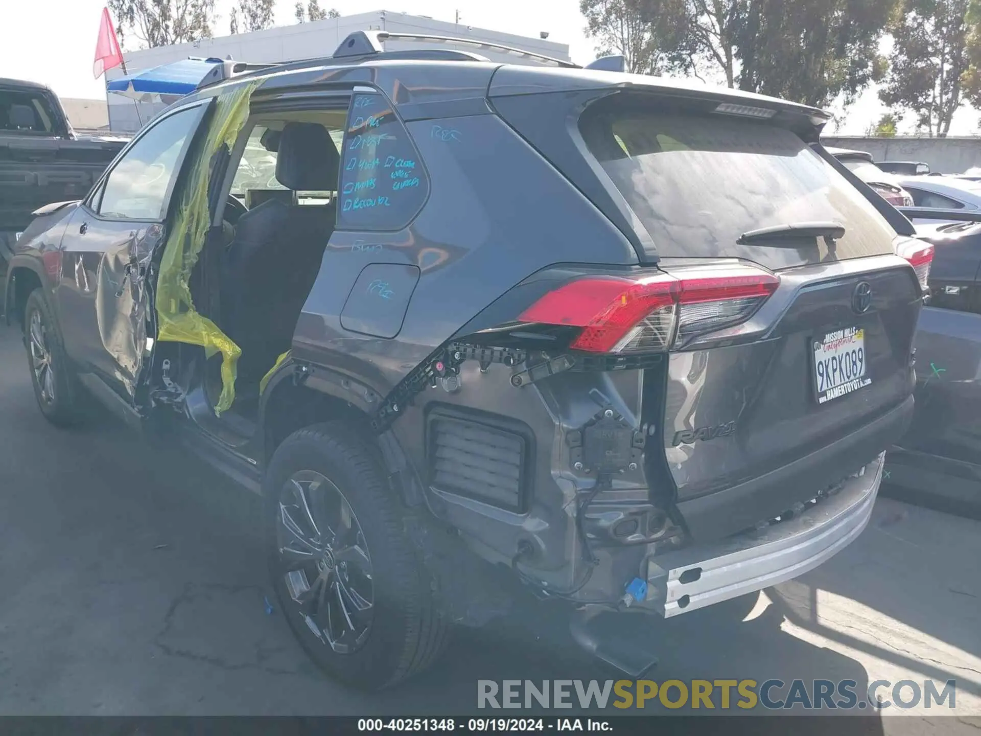 3 Photograph of a damaged car JTMB6RFV0RJ044392 TOYOTA RAV4 HYBRID 2024