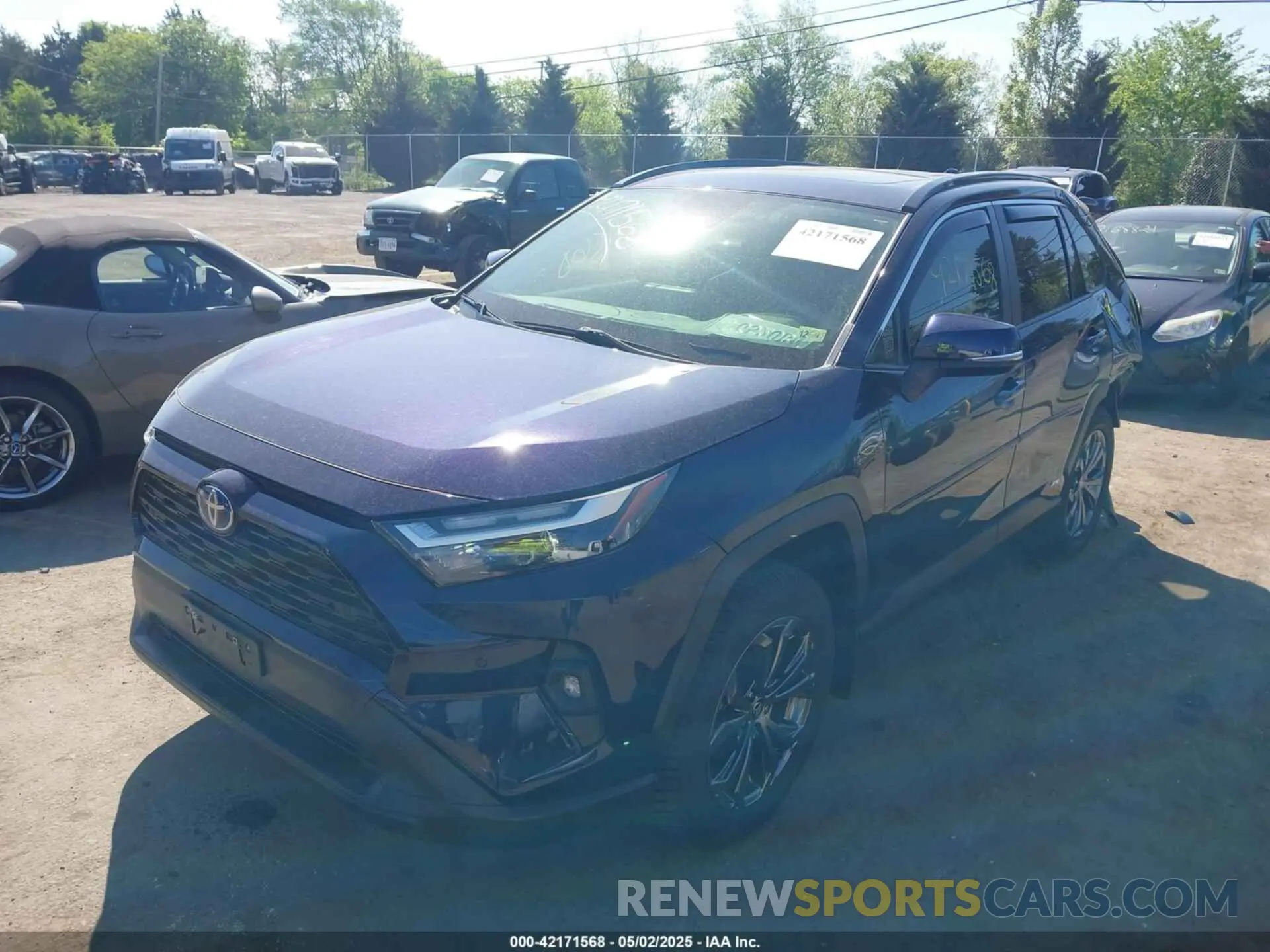 2 Photograph of a damaged car JTMB6RFV3RJ041700 TOYOTA RAV4 HYBRID 2024