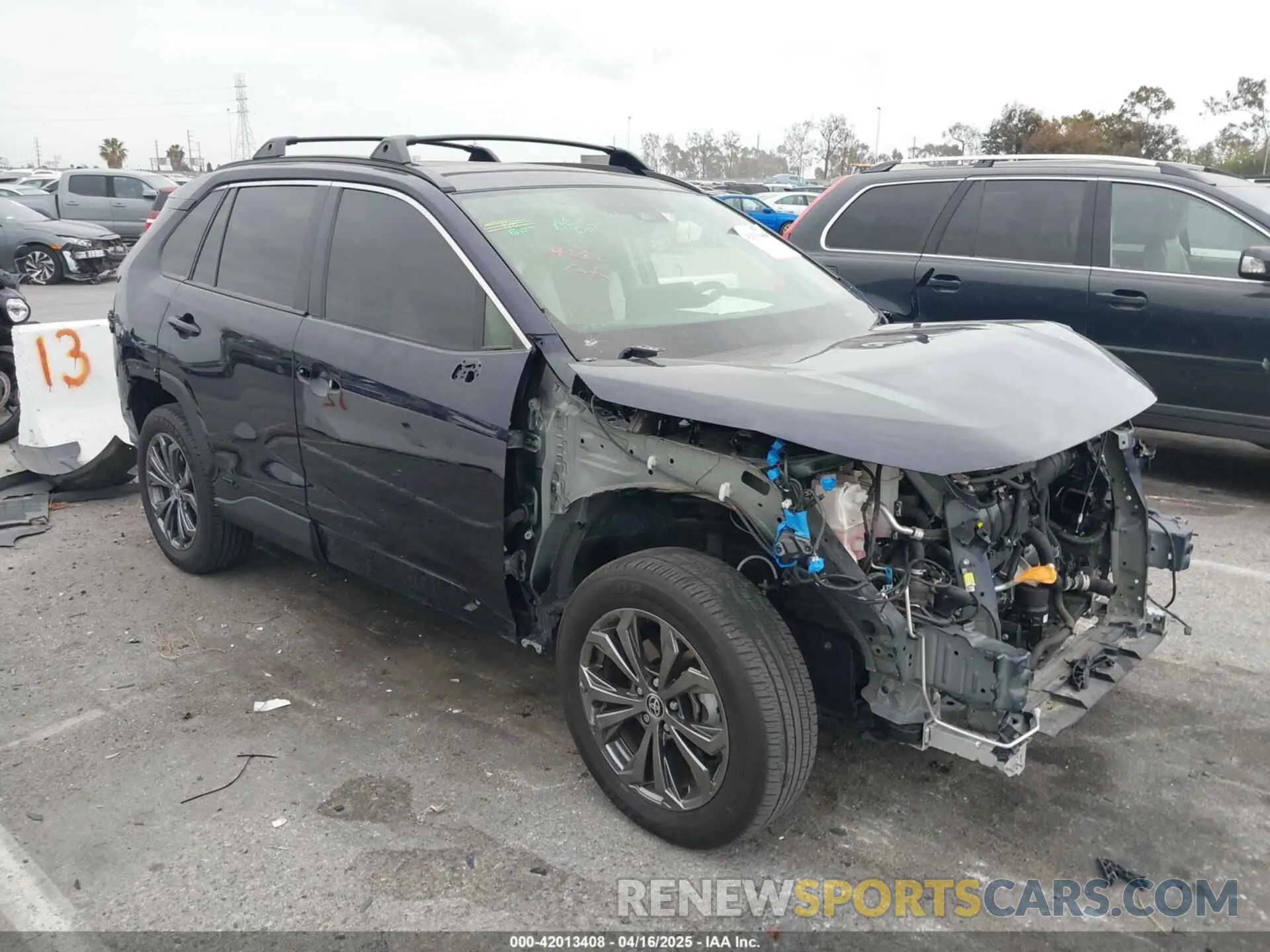 1 Photograph of a damaged car JTMB6RFV5RD117173 TOYOTA RAV4 HYBRID 2024