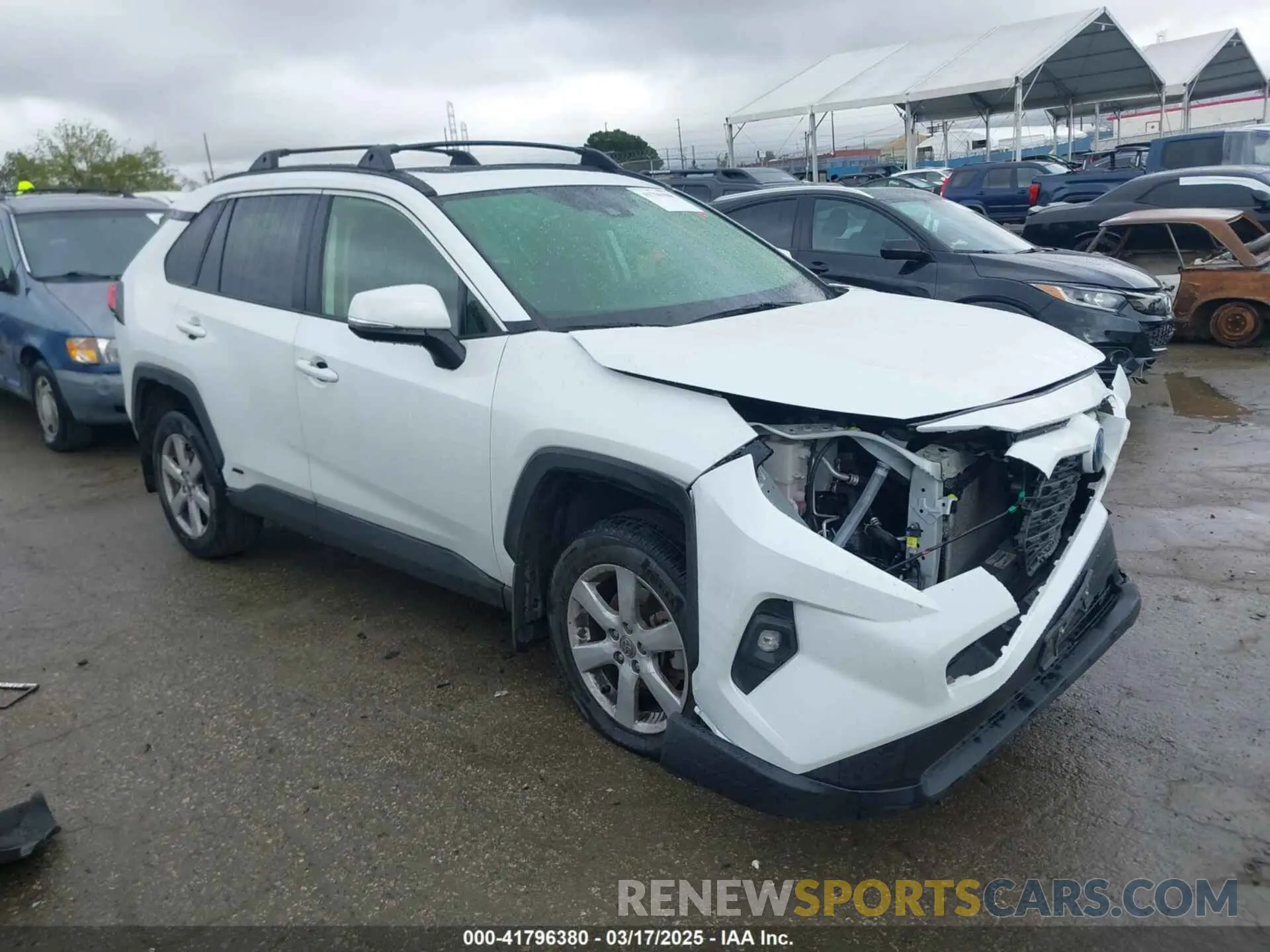 1 Photograph of a damaged car JTMB6RFV6RJ044977 TOYOTA RAV4 HYBRID 2024