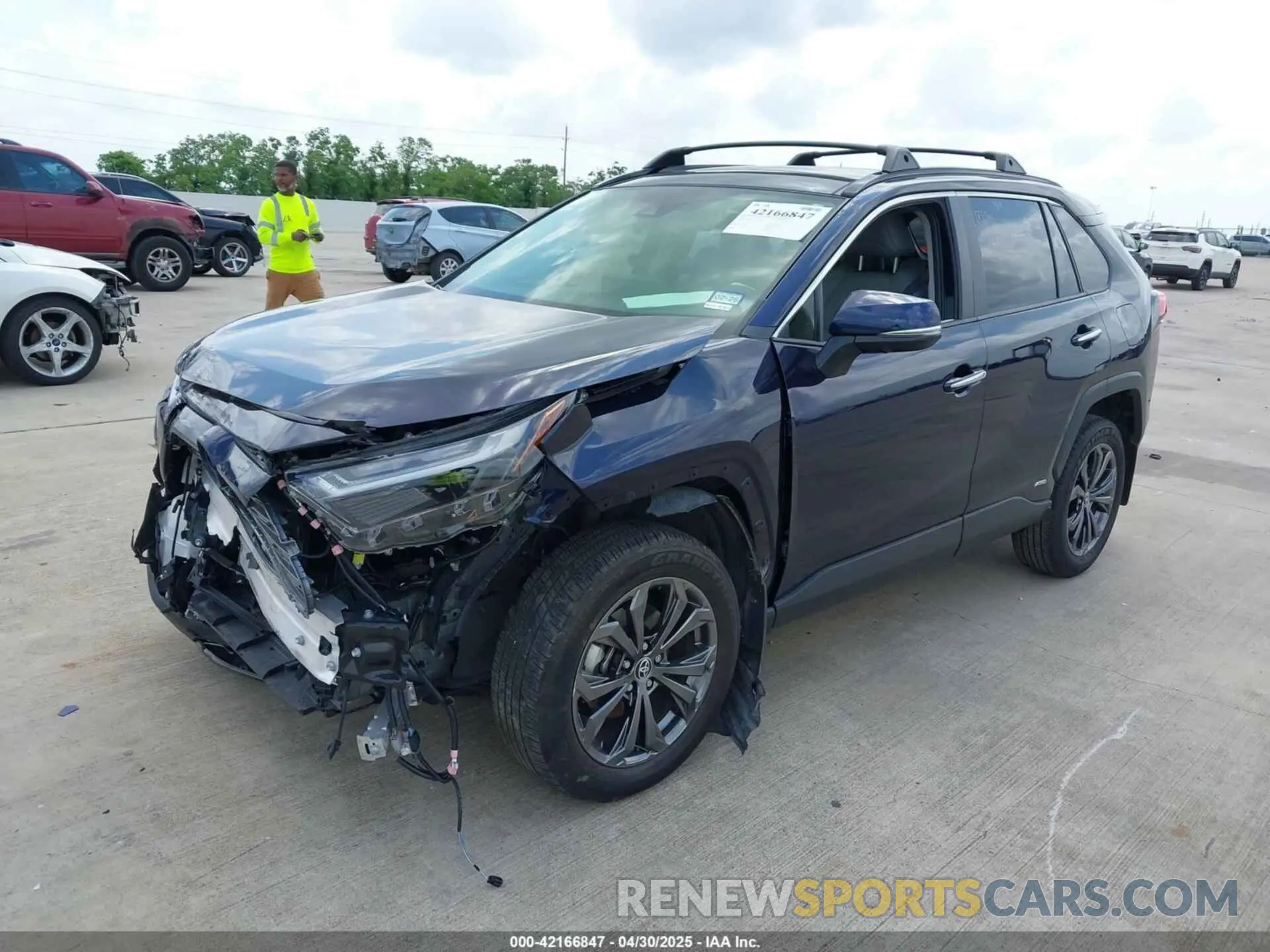 2 Photograph of a damaged car JTMD6RFV9RD128301 TOYOTA RAV4 HYBRID 2024