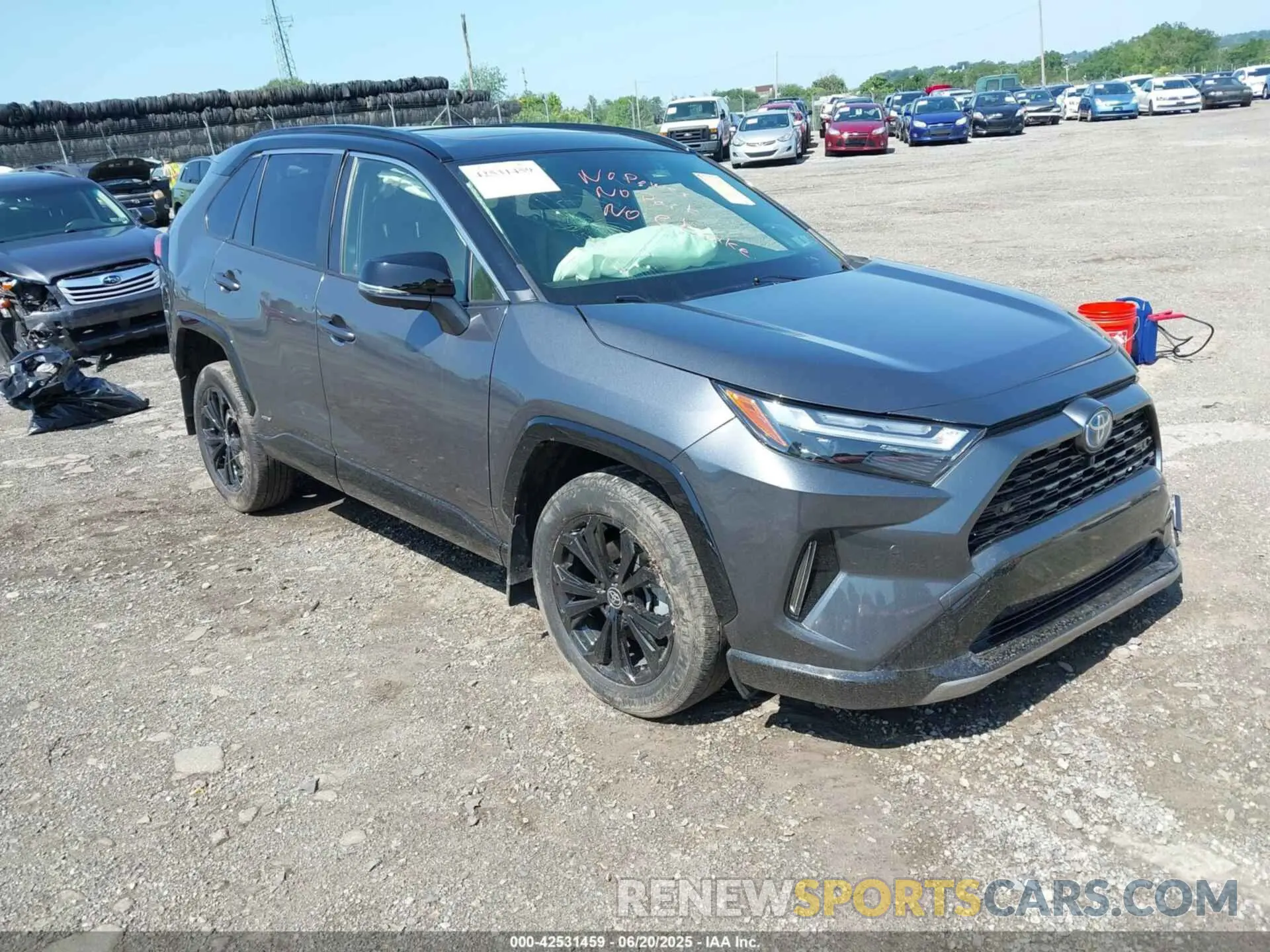 1 Photograph of a damaged car JTME6RFV5RD554443 TOYOTA RAV4 HYBRID 2024