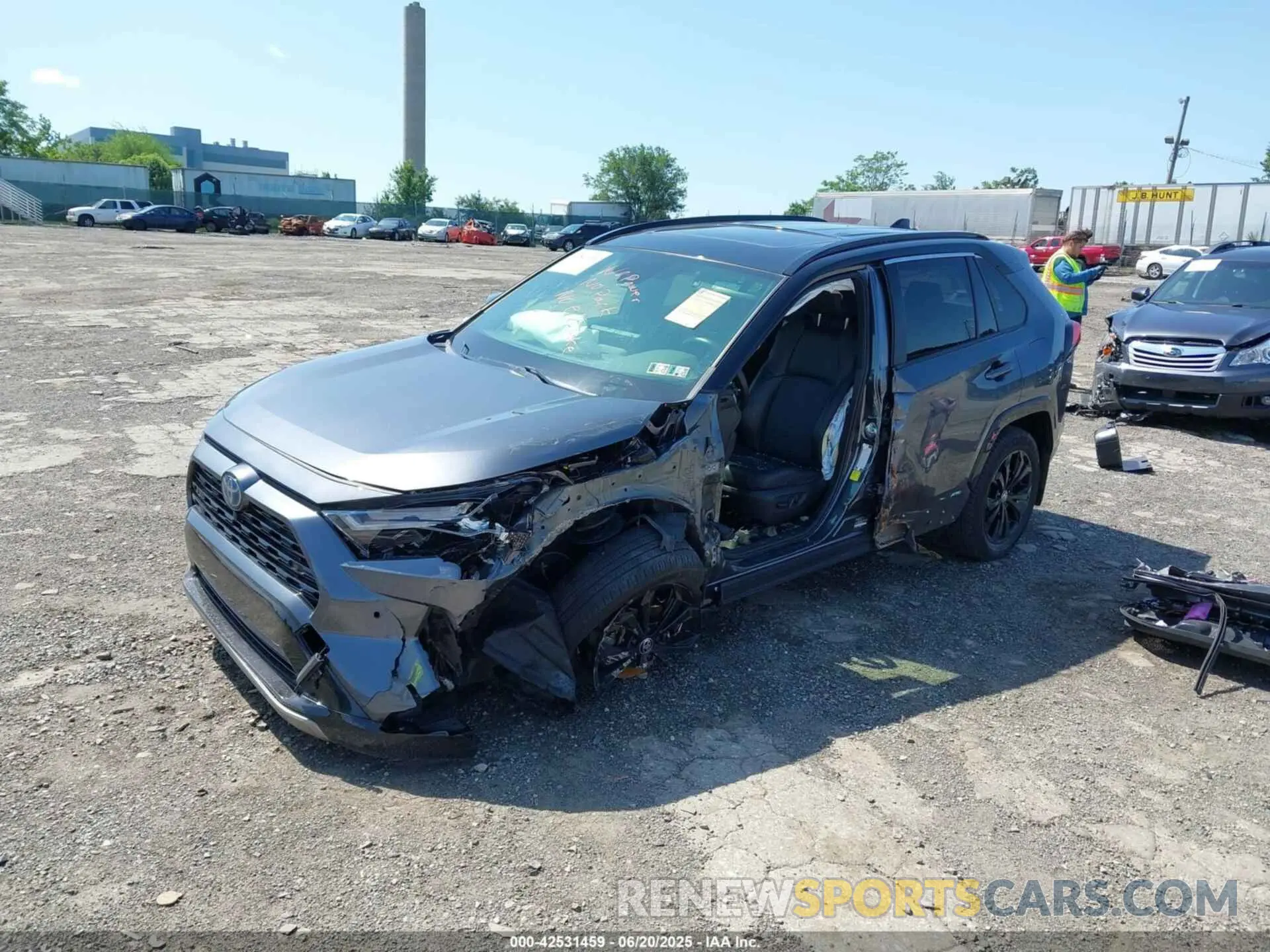 2 Photograph of a damaged car JTME6RFV5RD554443 TOYOTA RAV4 HYBRID 2024