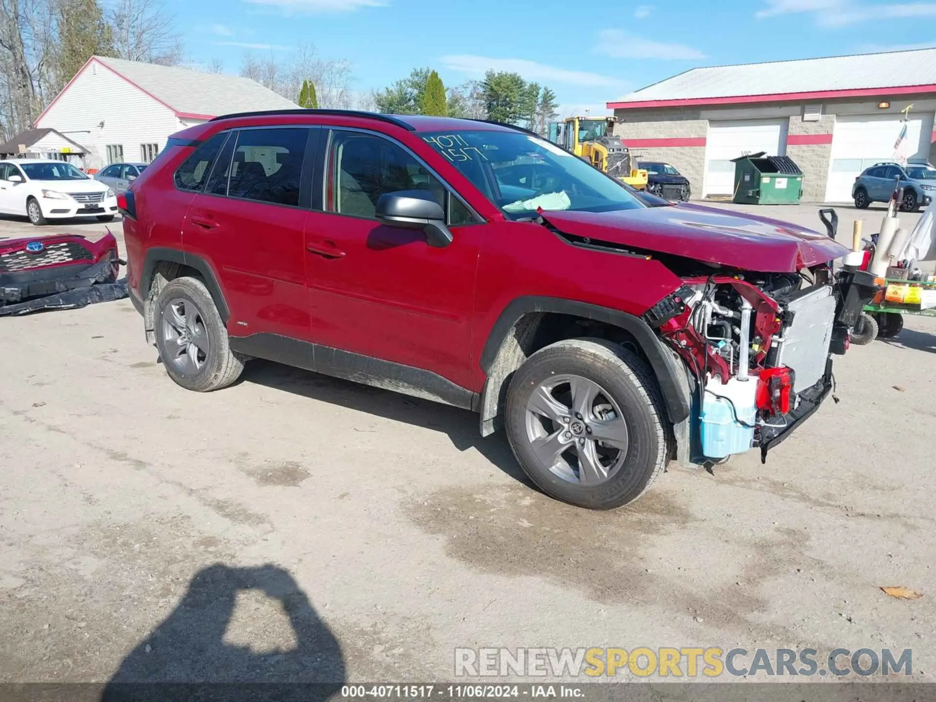 1 Photograph of a damaged car JTMLWRFV1RD246466 TOYOTA RAV4 HYBRID 2024
