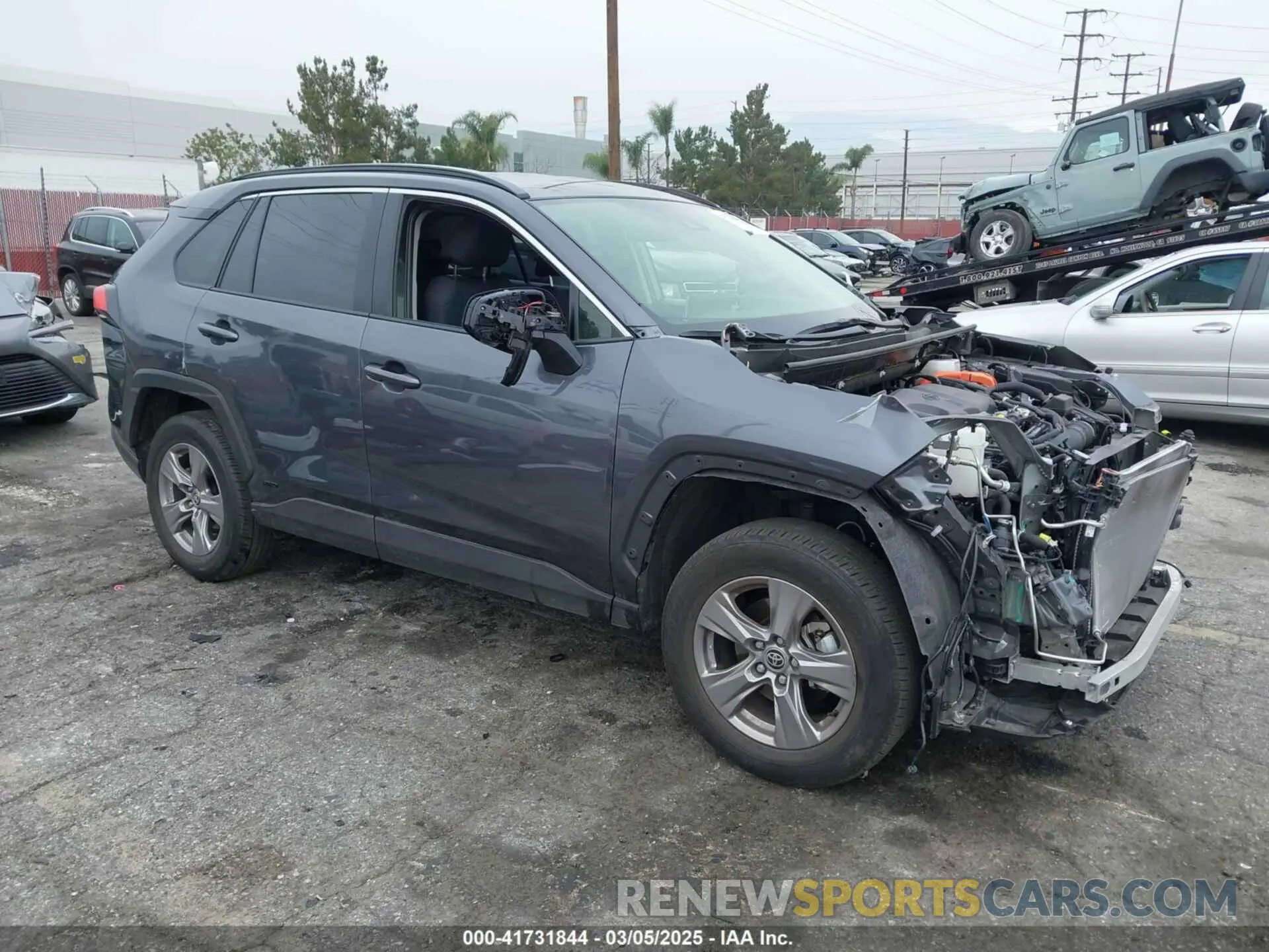 1 Photograph of a damaged car JTMMWRFV7RD257833 TOYOTA RAV4 HYBRID 2024