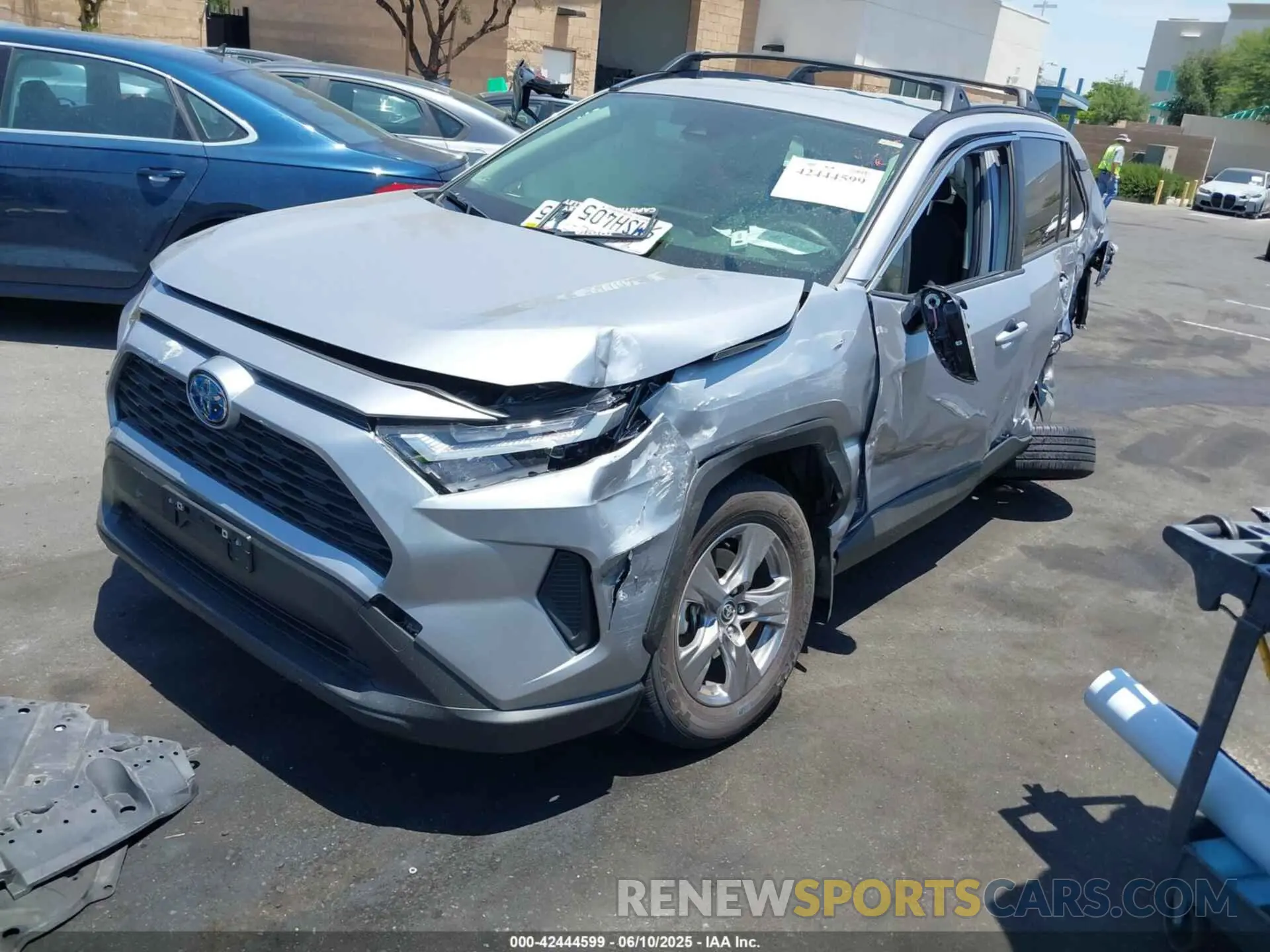 2 Photograph of a damaged car JTMMWRFV8RD241382 TOYOTA RAV4 HYBRID 2024