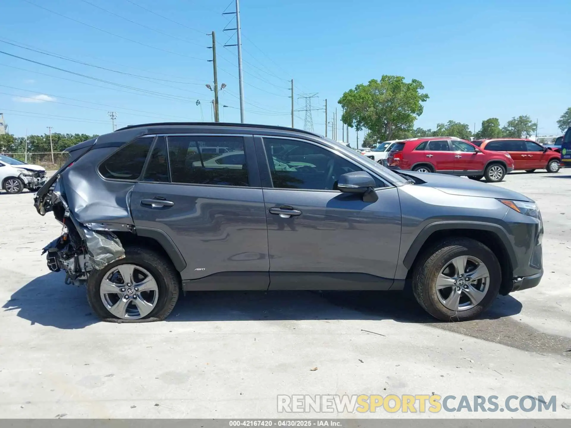 13 Photograph of a damaged car JTMRWRFV3RD230229 TOYOTA RAV4 HYBRID 2024