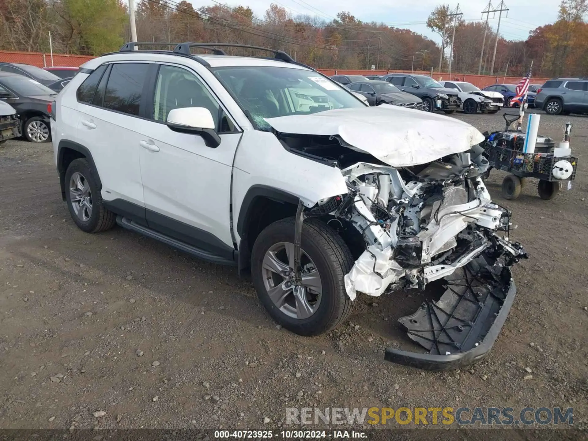 1 Photograph of a damaged car JTMRWRFV6RD229091 TOYOTA RAV4 HYBRID 2024