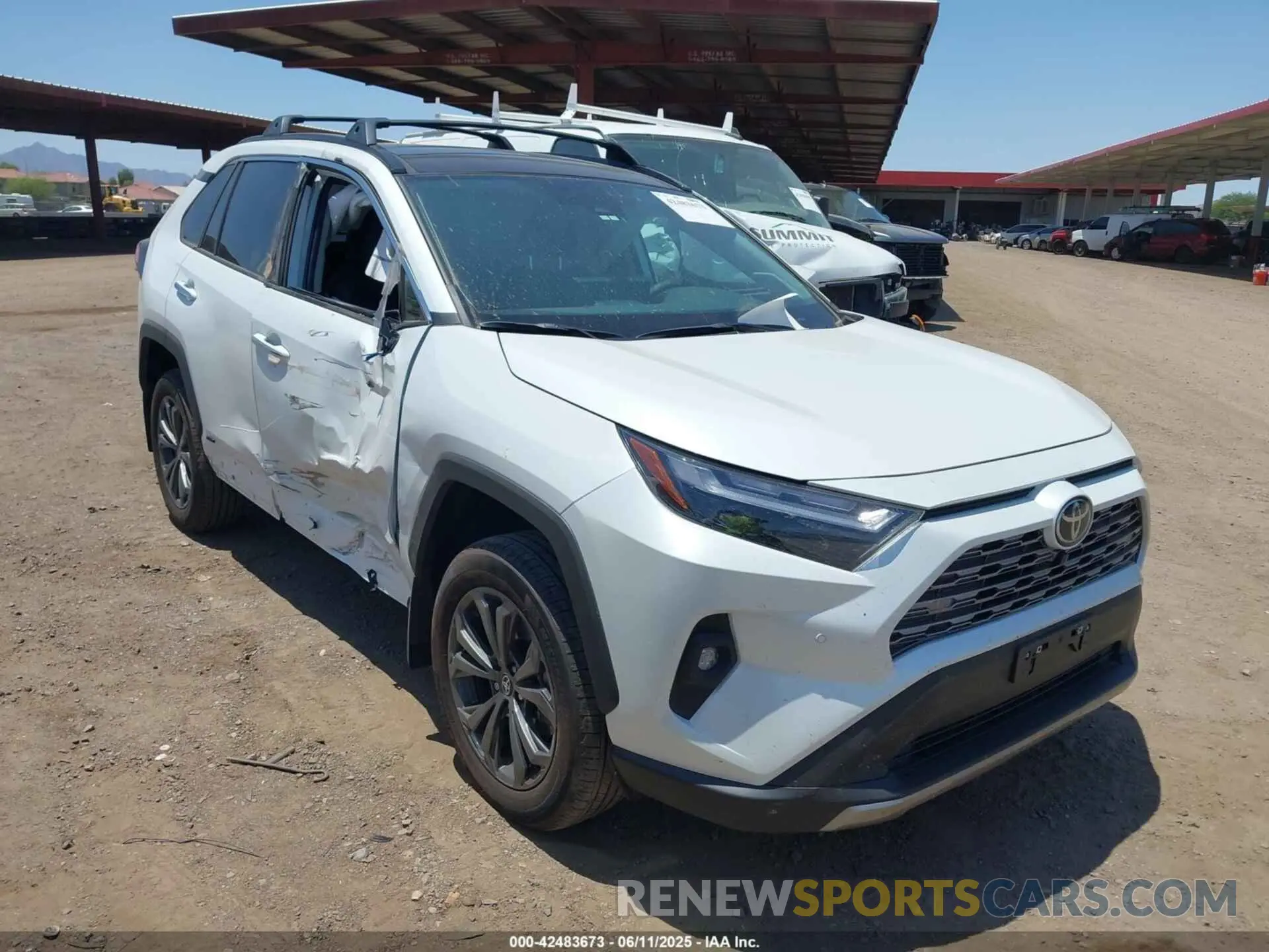 1 Photograph of a damaged car 4T3D6RFV6SU177139 TOYOTA RAV4 HYBRID 2025