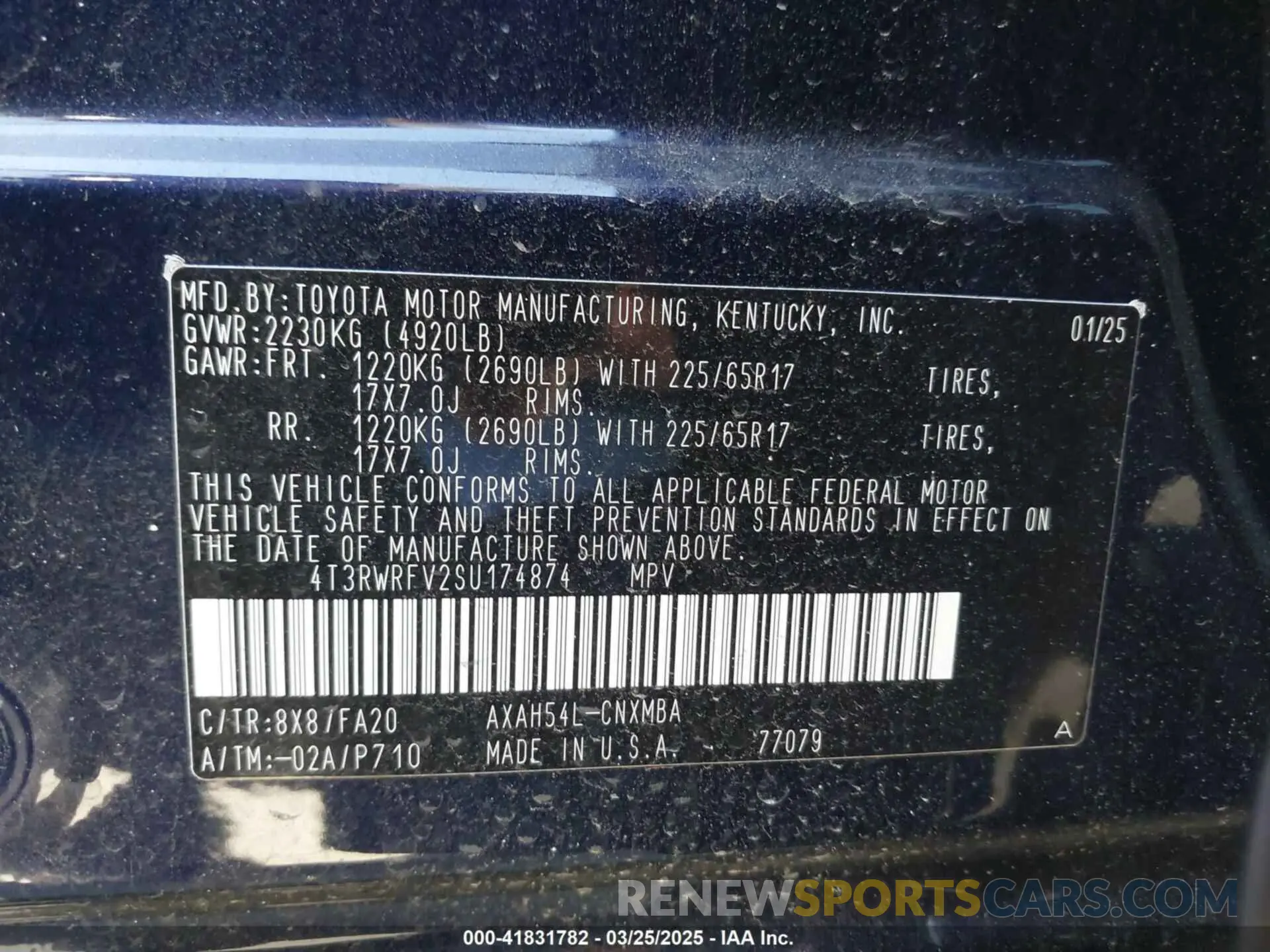 9 Photograph of a damaged car 4T3RWRFV2SU174874 TOYOTA RAV4 HYBRID 2025