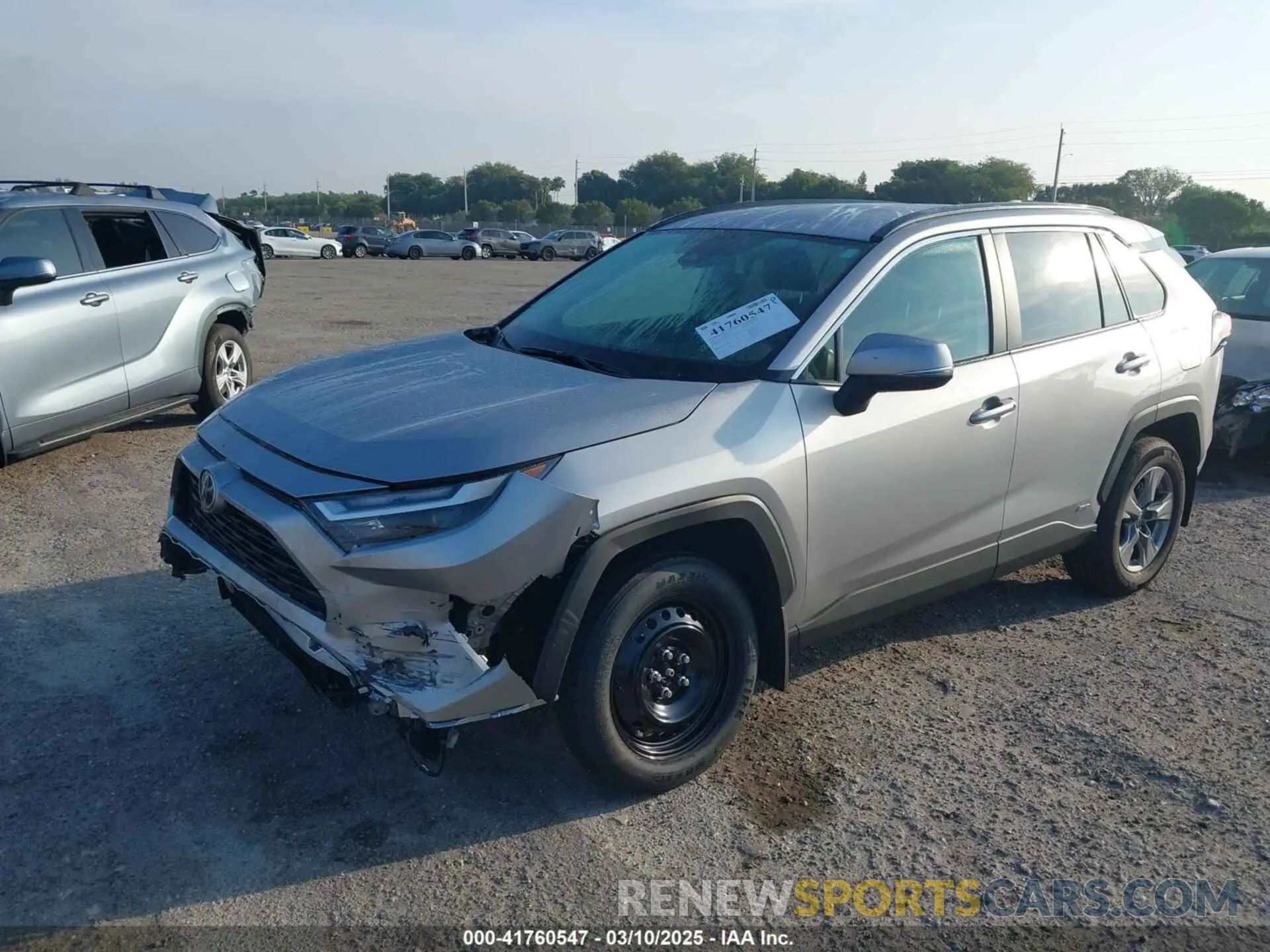 2 Photograph of a damaged car 4T3RWRFV9SU167226 TOYOTA RAV4 HYBRID 2025