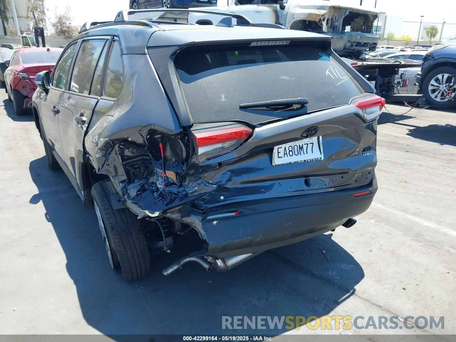 12 Photograph of a damaged car JTMB6RFV4SJ074842 TOYOTA RAV4 HYBRID 2025
