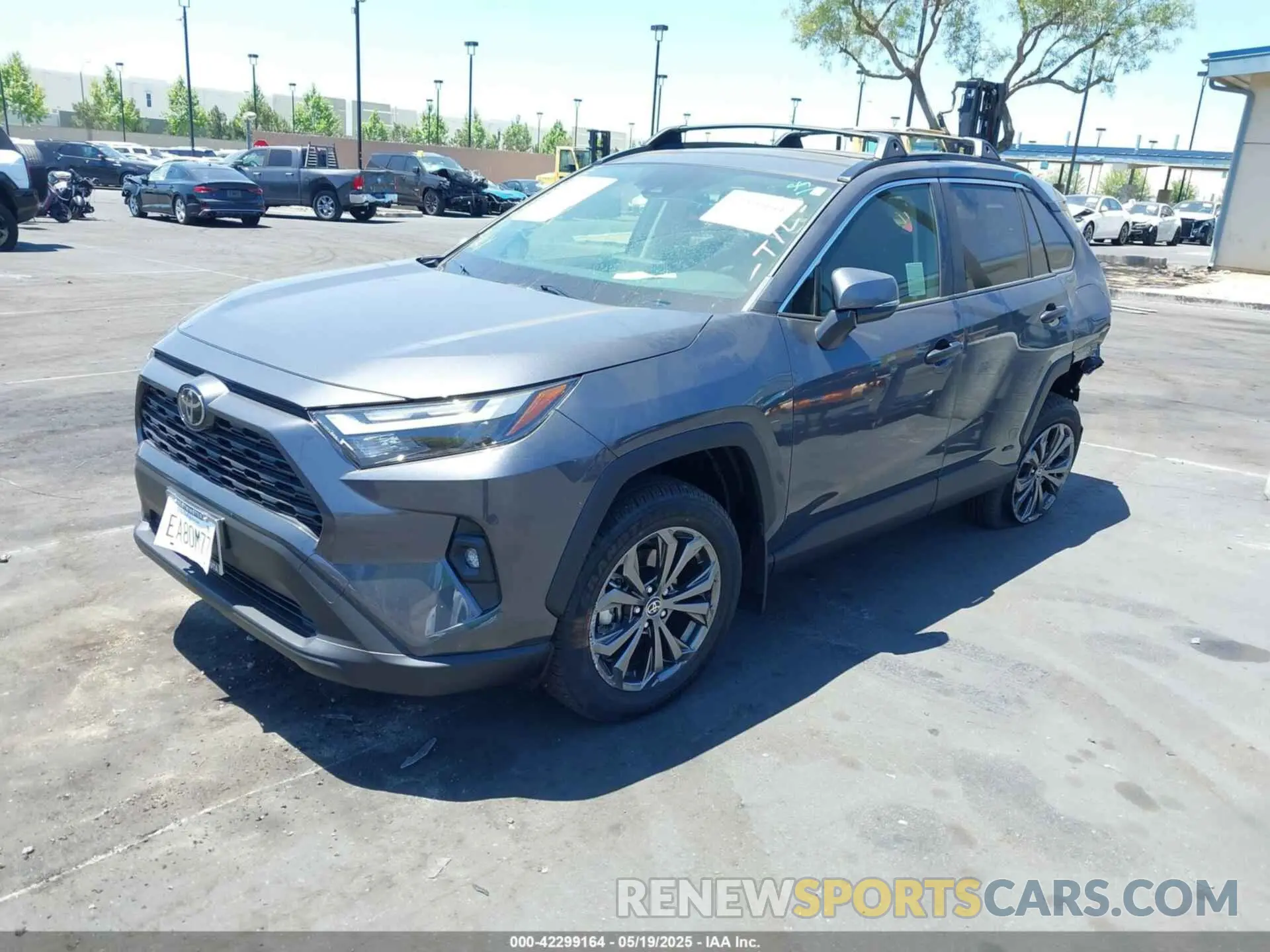 2 Photograph of a damaged car JTMB6RFV4SJ074842 TOYOTA RAV4 HYBRID 2025
