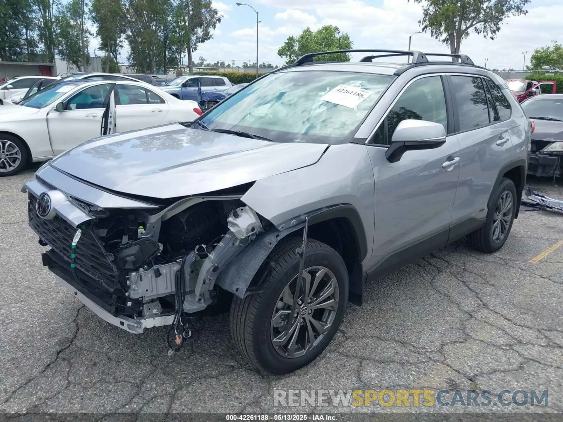 2 Photograph of a damaged car JTMB6RFV5SD157761 TOYOTA RAV4 HYBRID 2025