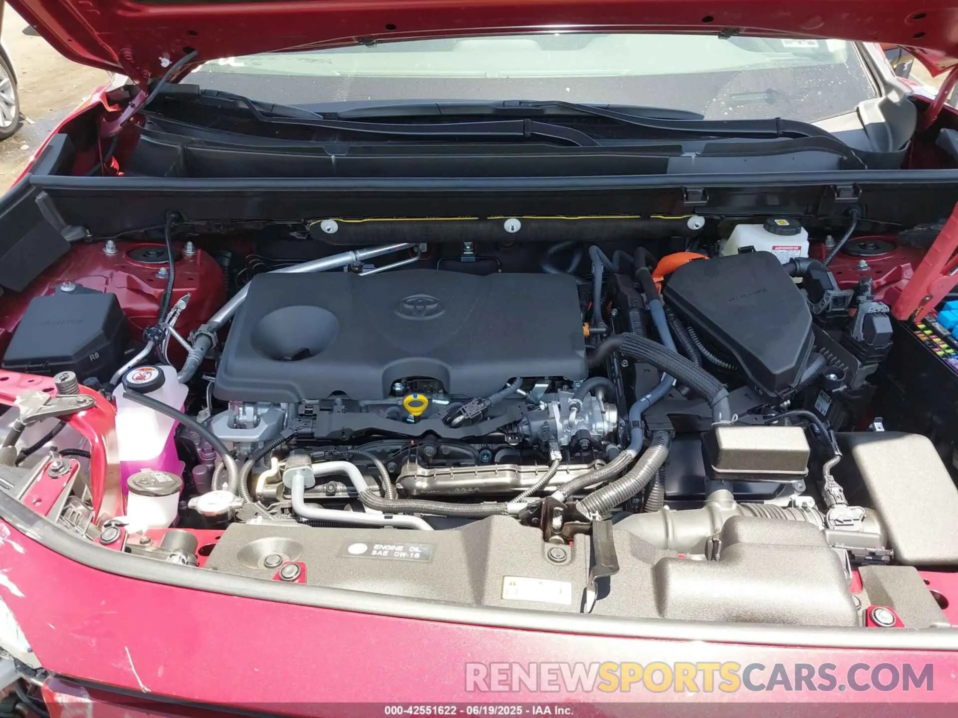 10 Photograph of a damaged car JTMB6RFV7SD163450 TOYOTA RAV4 HYBRID 2025