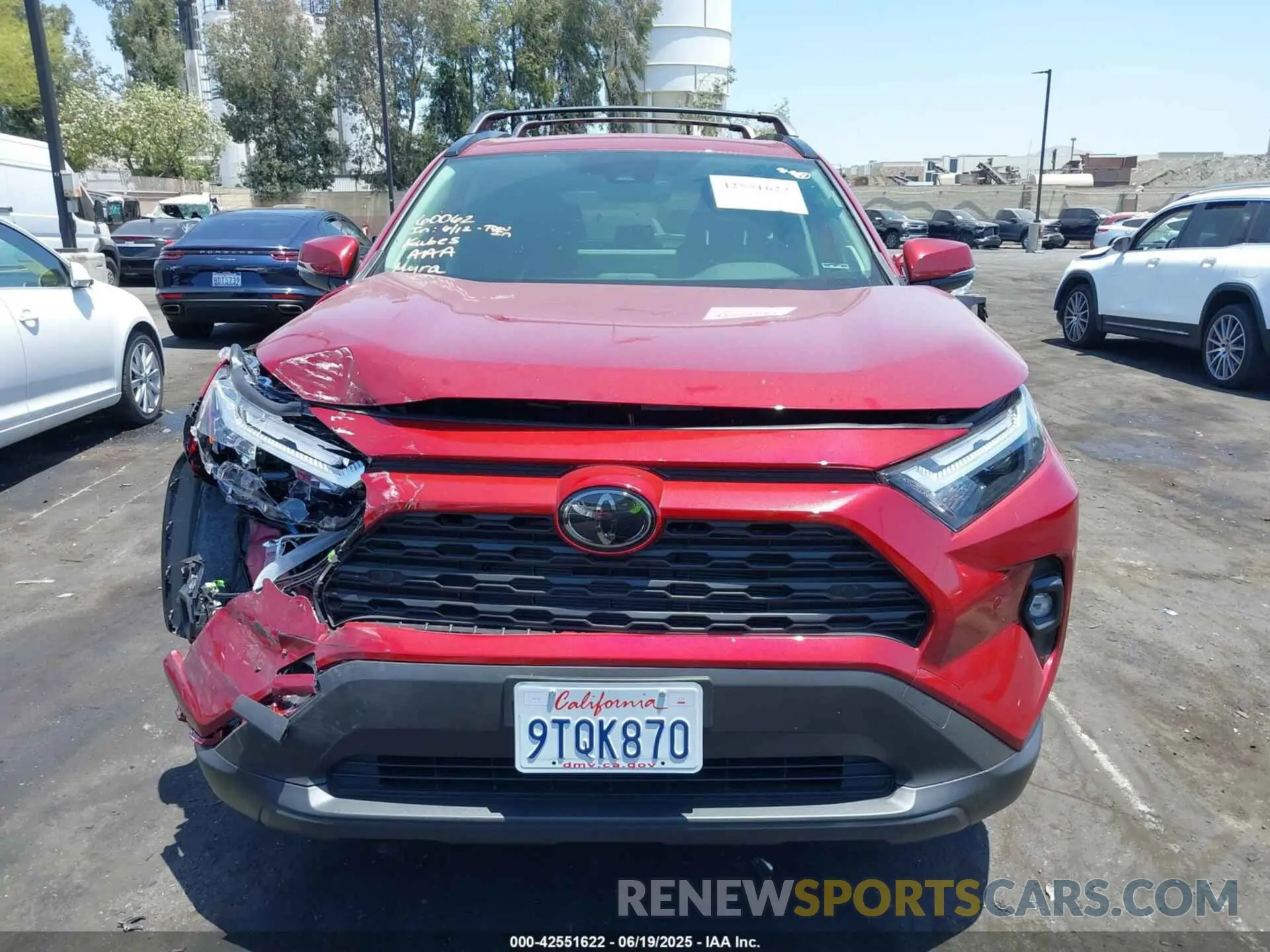 12 Photograph of a damaged car JTMB6RFV7SD163450 TOYOTA RAV4 HYBRID 2025