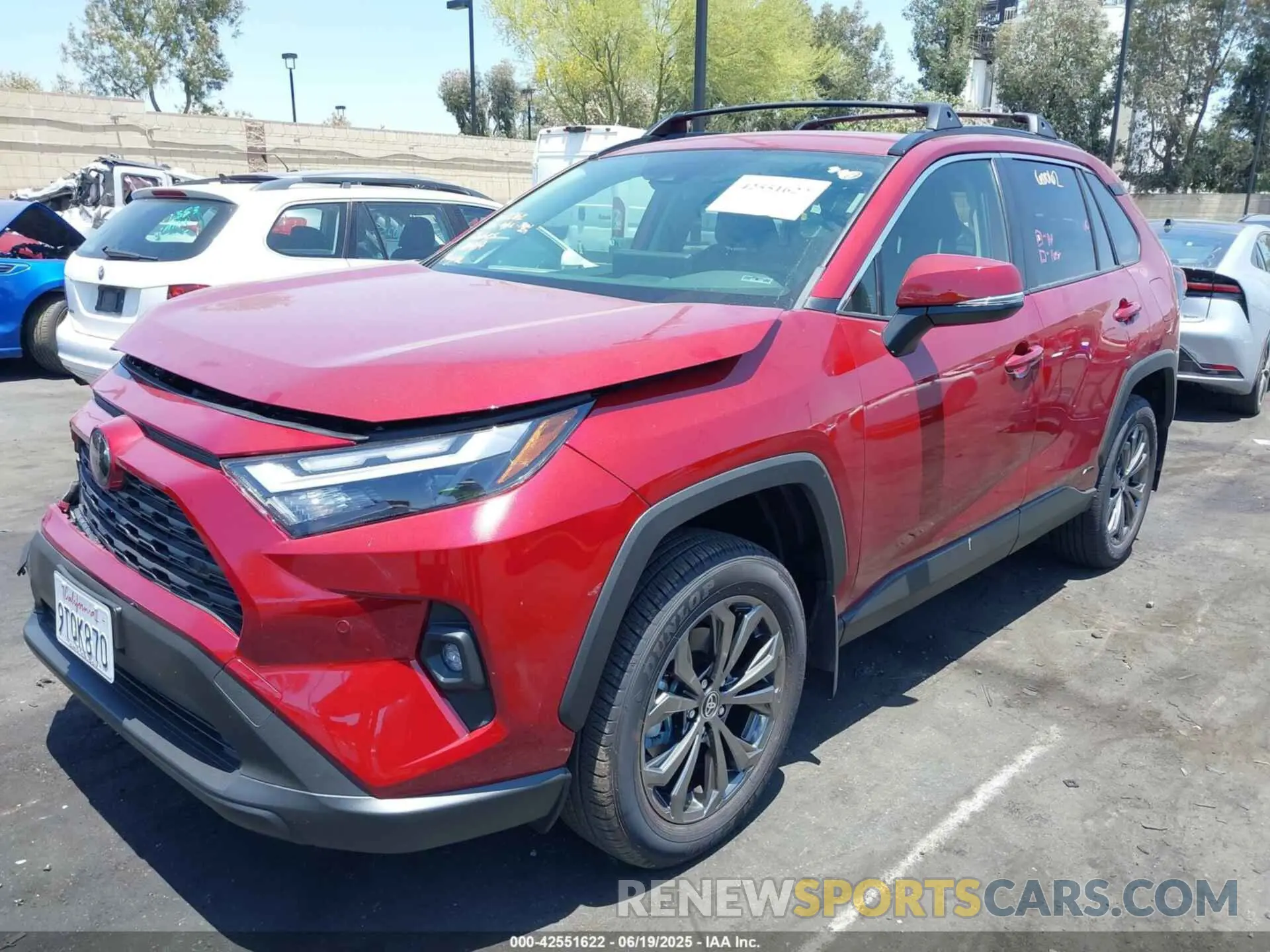 2 Photograph of a damaged car JTMB6RFV7SD163450 TOYOTA RAV4 HYBRID 2025