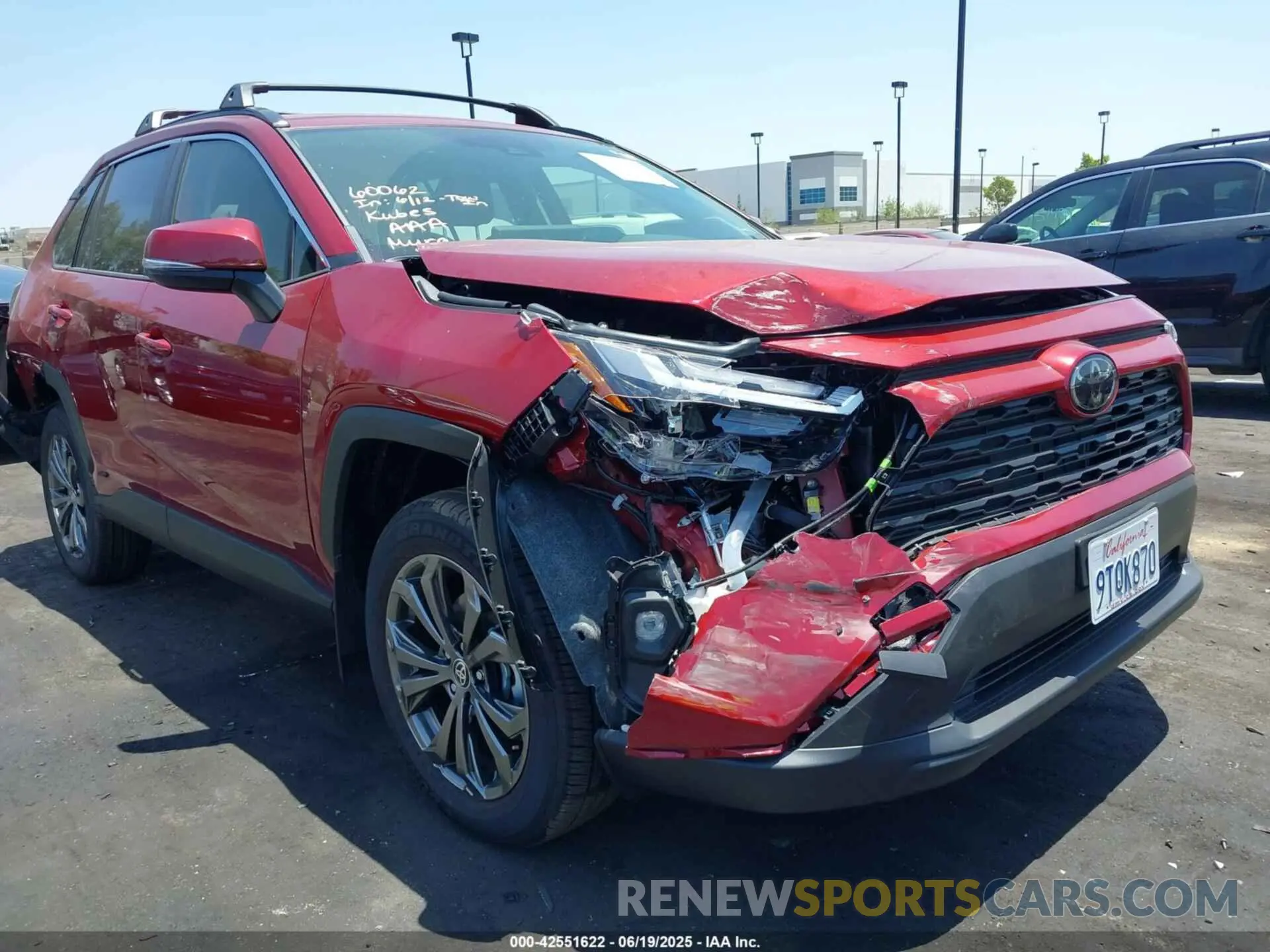 6 Photograph of a damaged car JTMB6RFV7SD163450 TOYOTA RAV4 HYBRID 2025