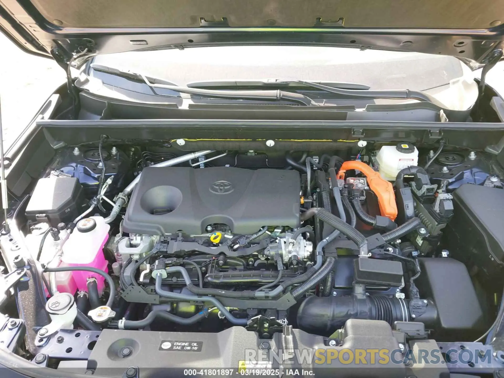 10 Photograph of a damaged car JTMD6RFV2SD155250 TOYOTA RAV4 HYBRID 2025