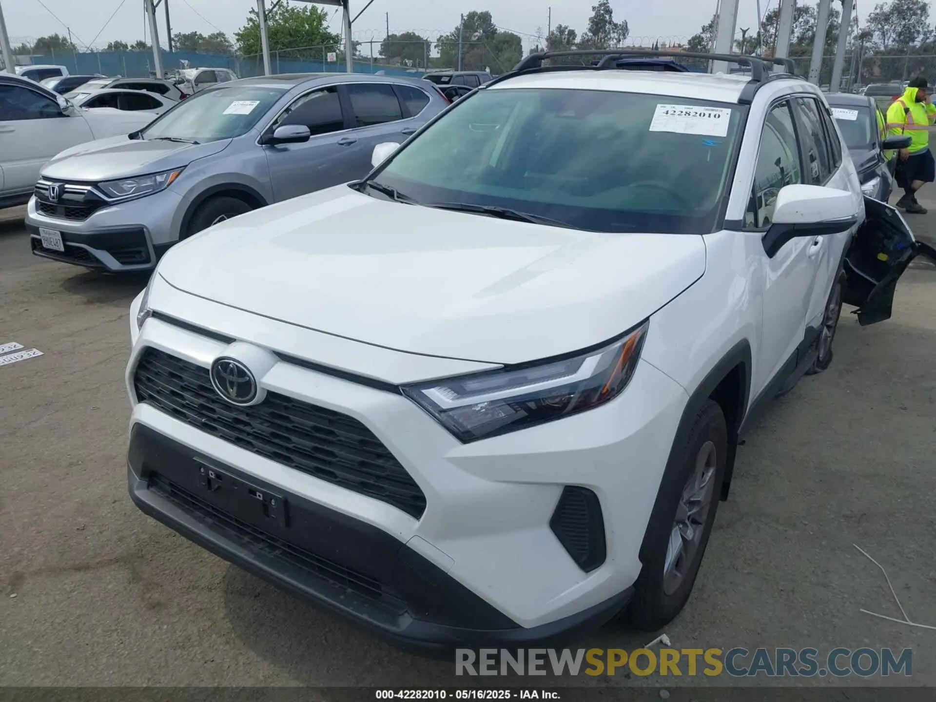 2 Photograph of a damaged car JTMMWRFV1SD287433 TOYOTA RAV4 HYBRID 2025