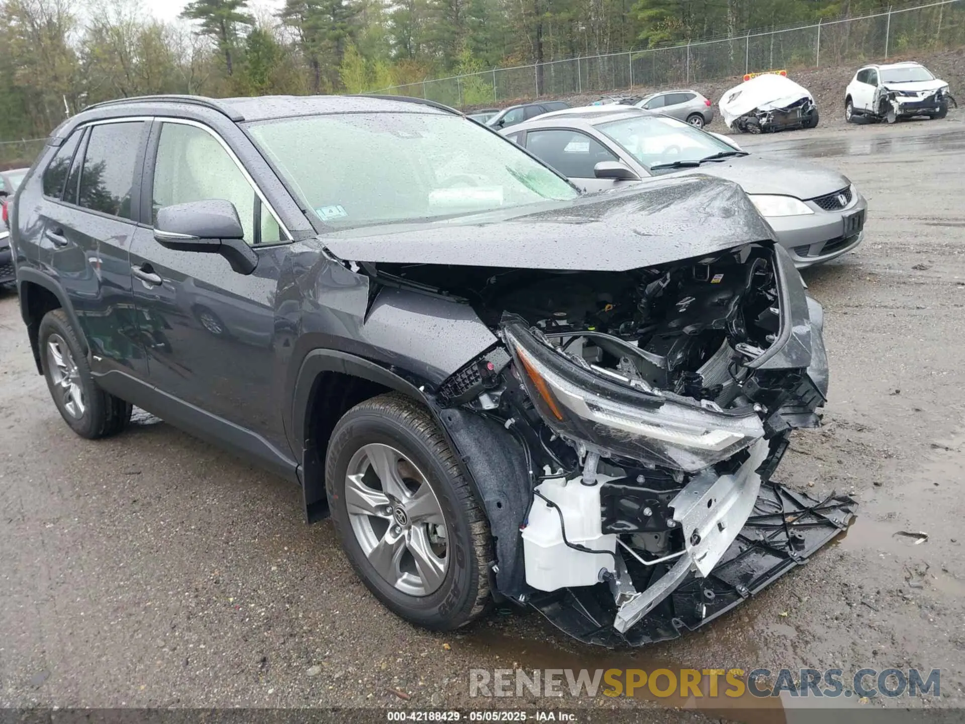 1 Photograph of a damaged car JTMMWRFV7SD296380 TOYOTA RAV4 HYBRID 2025