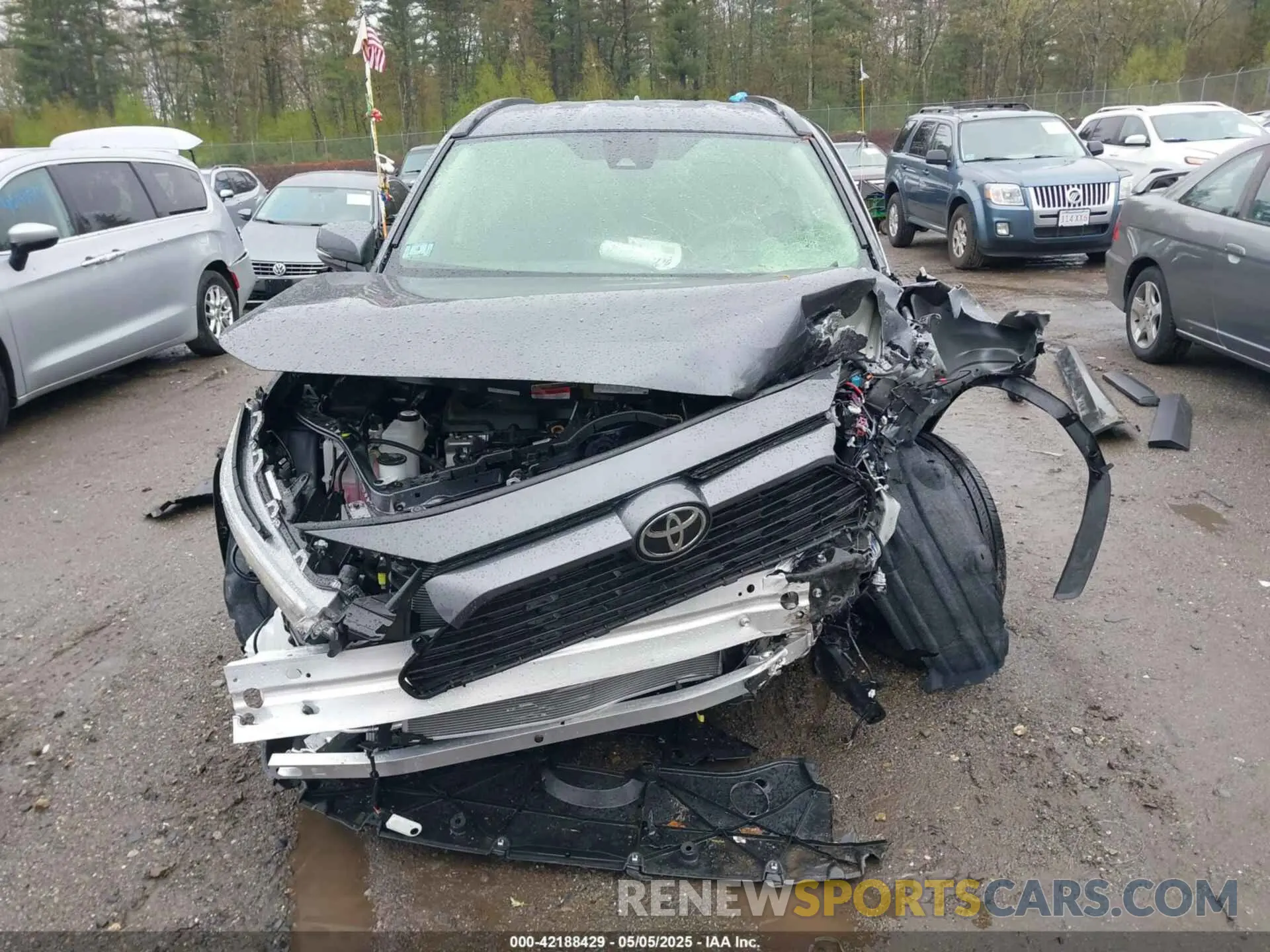 6 Photograph of a damaged car JTMMWRFV7SD296380 TOYOTA RAV4 HYBRID 2025