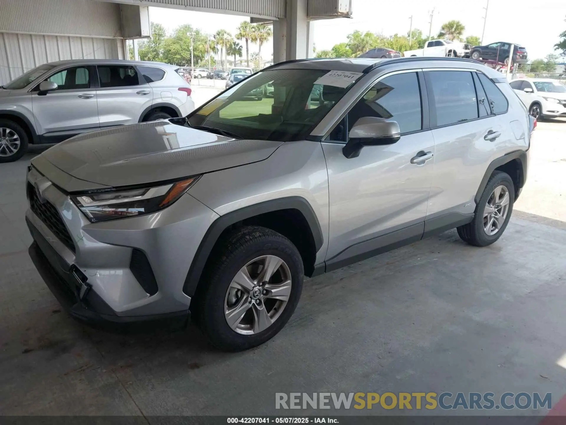 2 Photograph of a damaged car JTMRWRFV5SJ063802 TOYOTA RAV4 HYBRID 2025