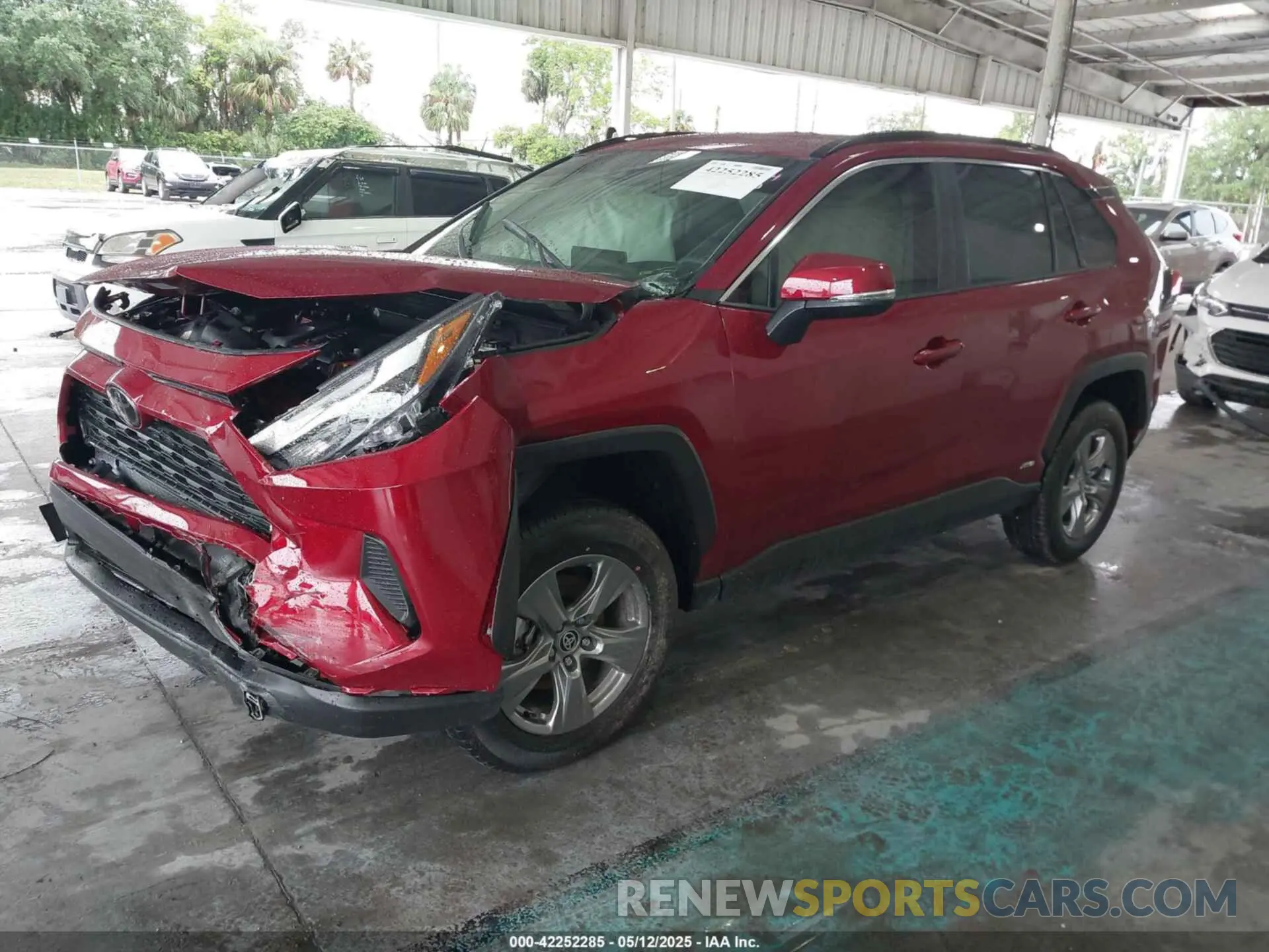 2 Photograph of a damaged car JTMRWRFV8SD301981 TOYOTA RAV4 HYBRID 2025