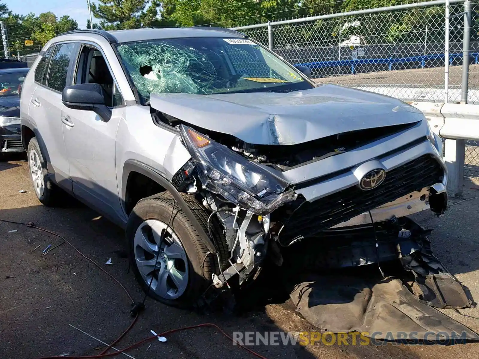 1 Photograph of a damaged car 2T3F1RFV1KW059457 TOYOTA RAV4 LE 2019