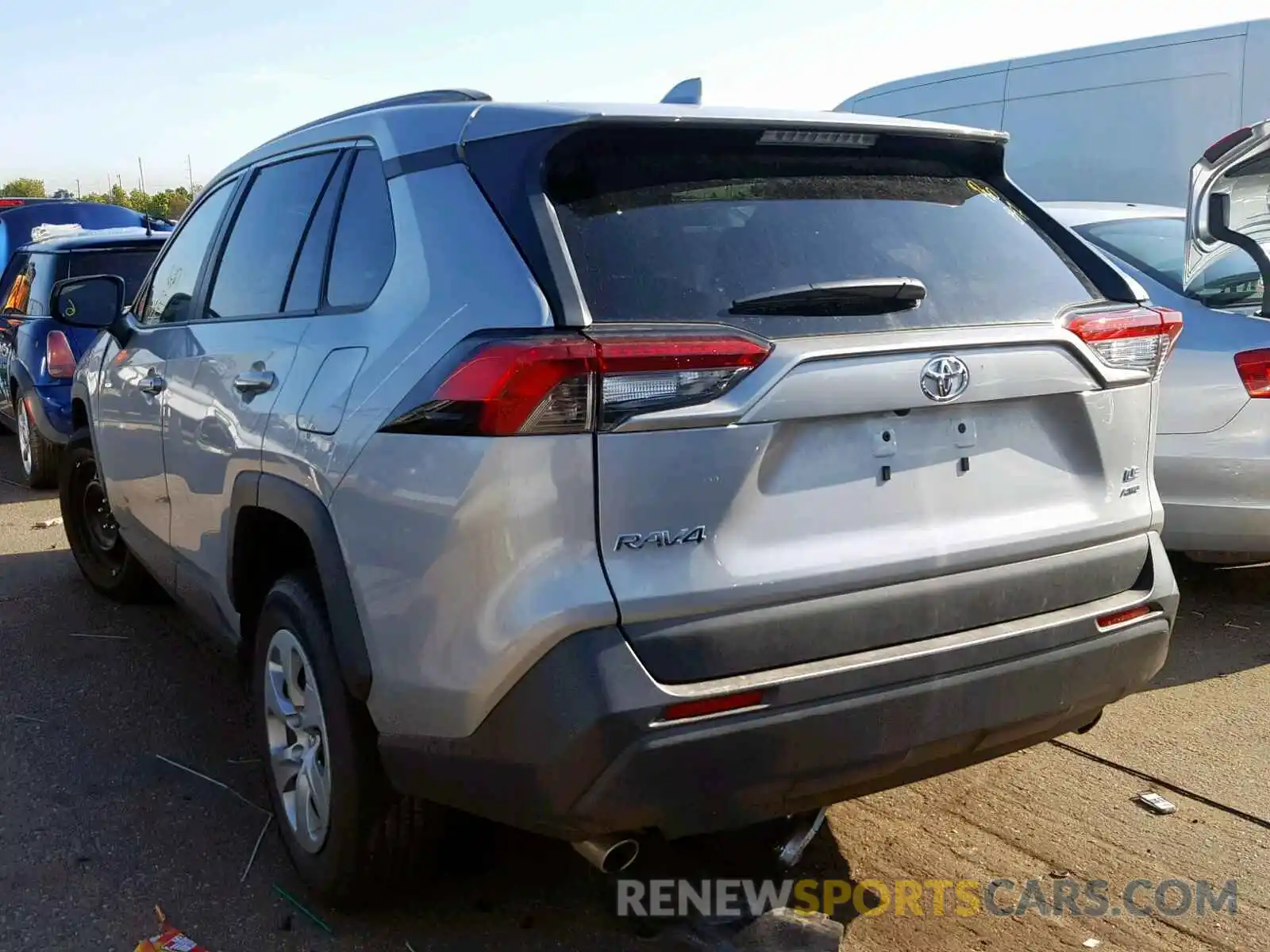 3 Photograph of a damaged car 2T3F1RFV1KW059457 TOYOTA RAV4 LE 2019