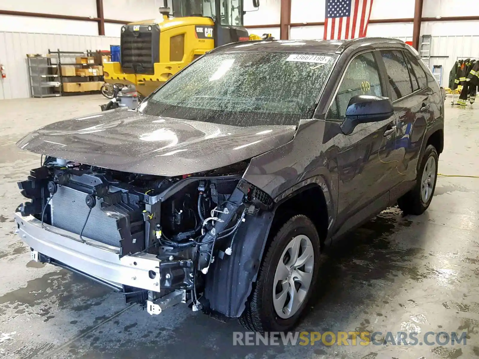 2 Photograph of a damaged car 2T3H1RFV4KW008558 TOYOTA RAV4 LE 2019