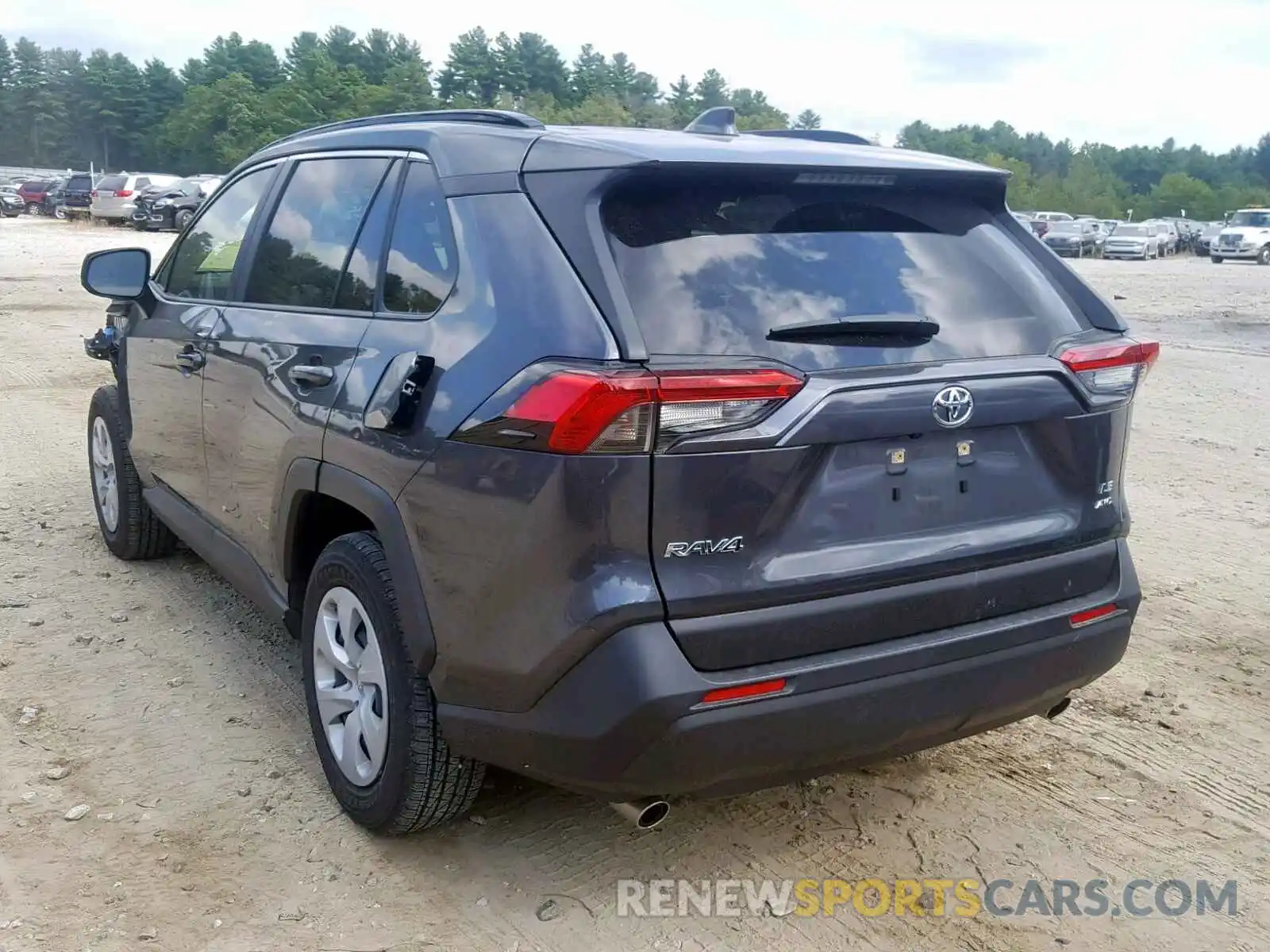 3 Photograph of a damaged car JTMF1RFV0KD016662 TOYOTA RAV4 LE 2019