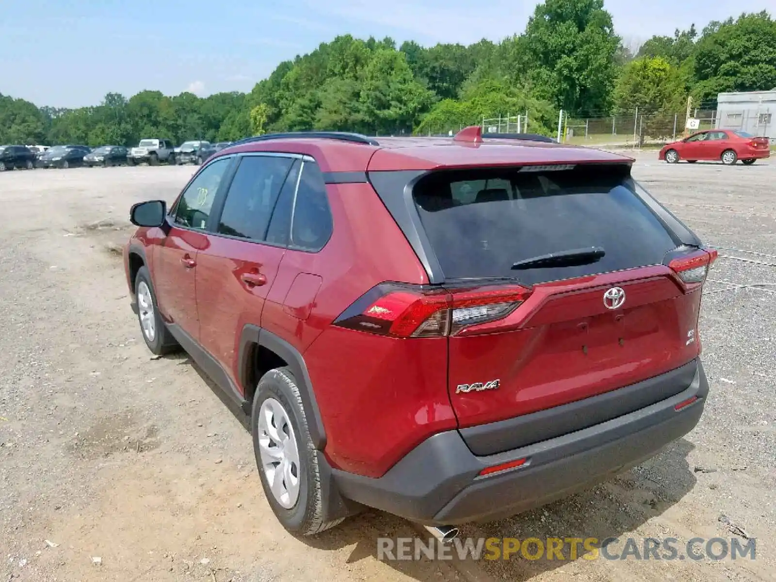 3 Photograph of a damaged car JTMG1RFV6KJ005283 TOYOTA RAV4 LE 2019