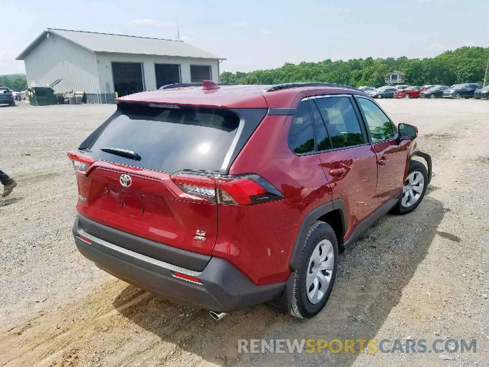 4 Photograph of a damaged car JTMG1RFV6KJ005283 TOYOTA RAV4 LE 2019