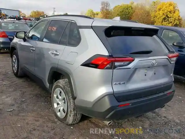 3 Photograph of a damaged car JTMH1RFV5KD005939 TOYOTA RAV4 LE 2019