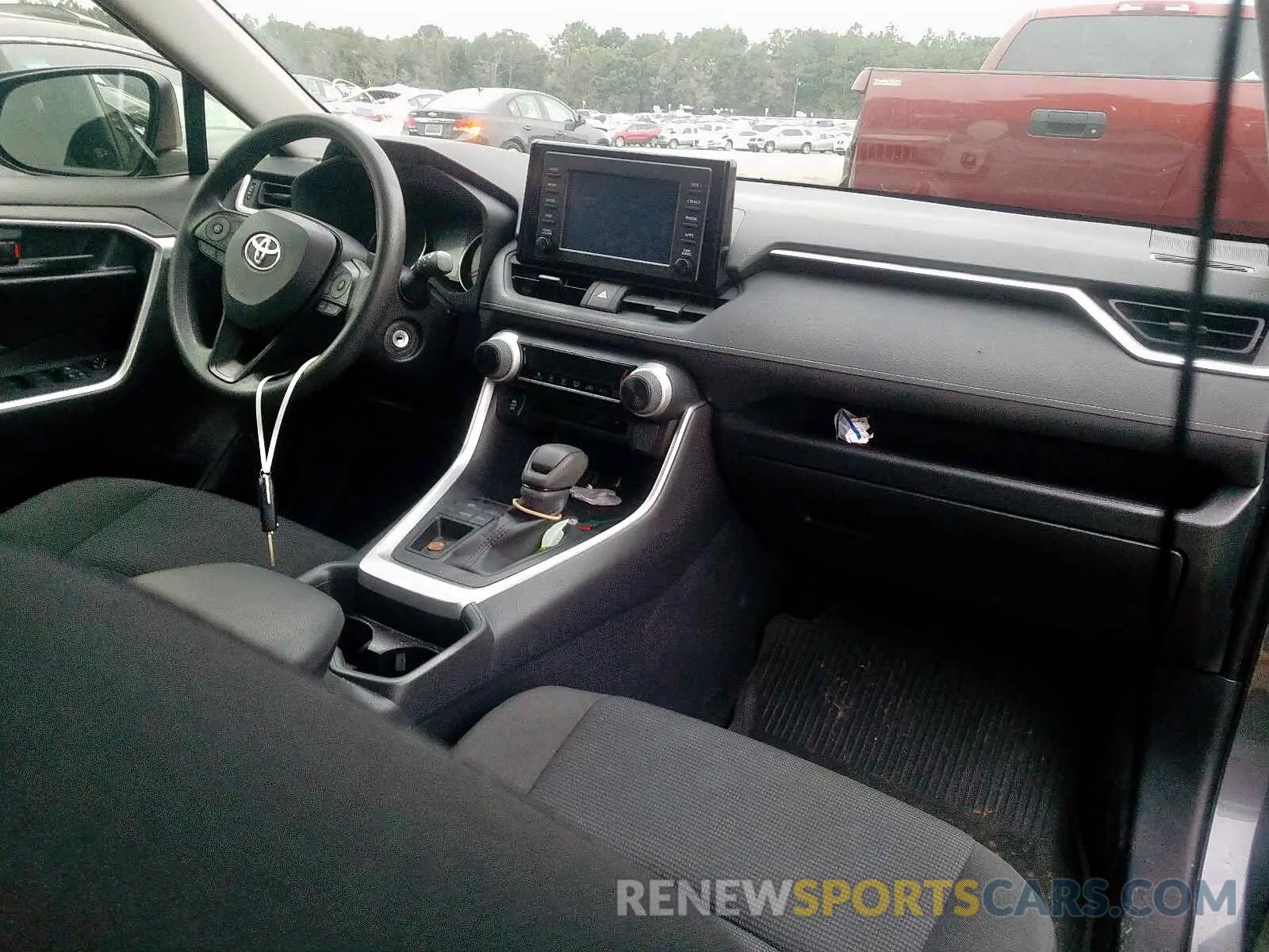 9 Photograph of a damaged car JTMH1RFV9KD507725 TOYOTA RAV4 LE 2019