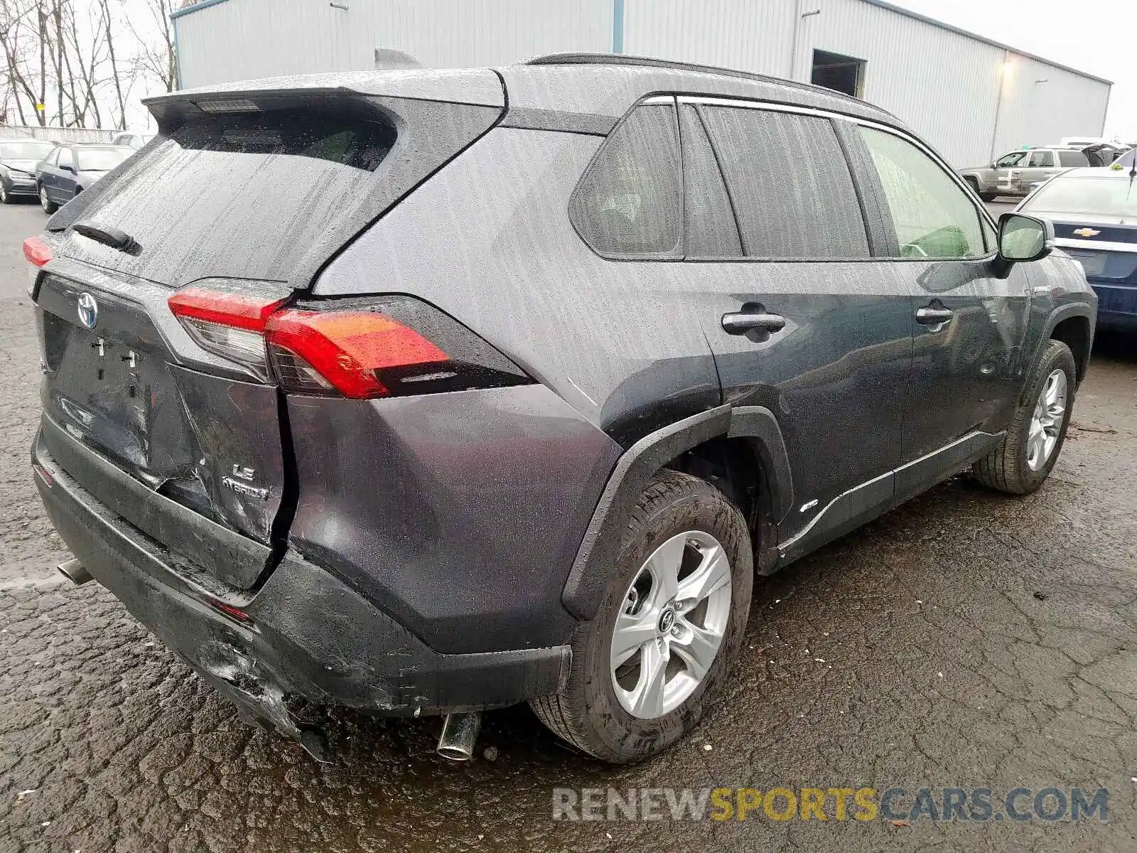 4 Photograph of a damaged car JTMMWRFV9KD501665 TOYOTA RAV4 LE 2019