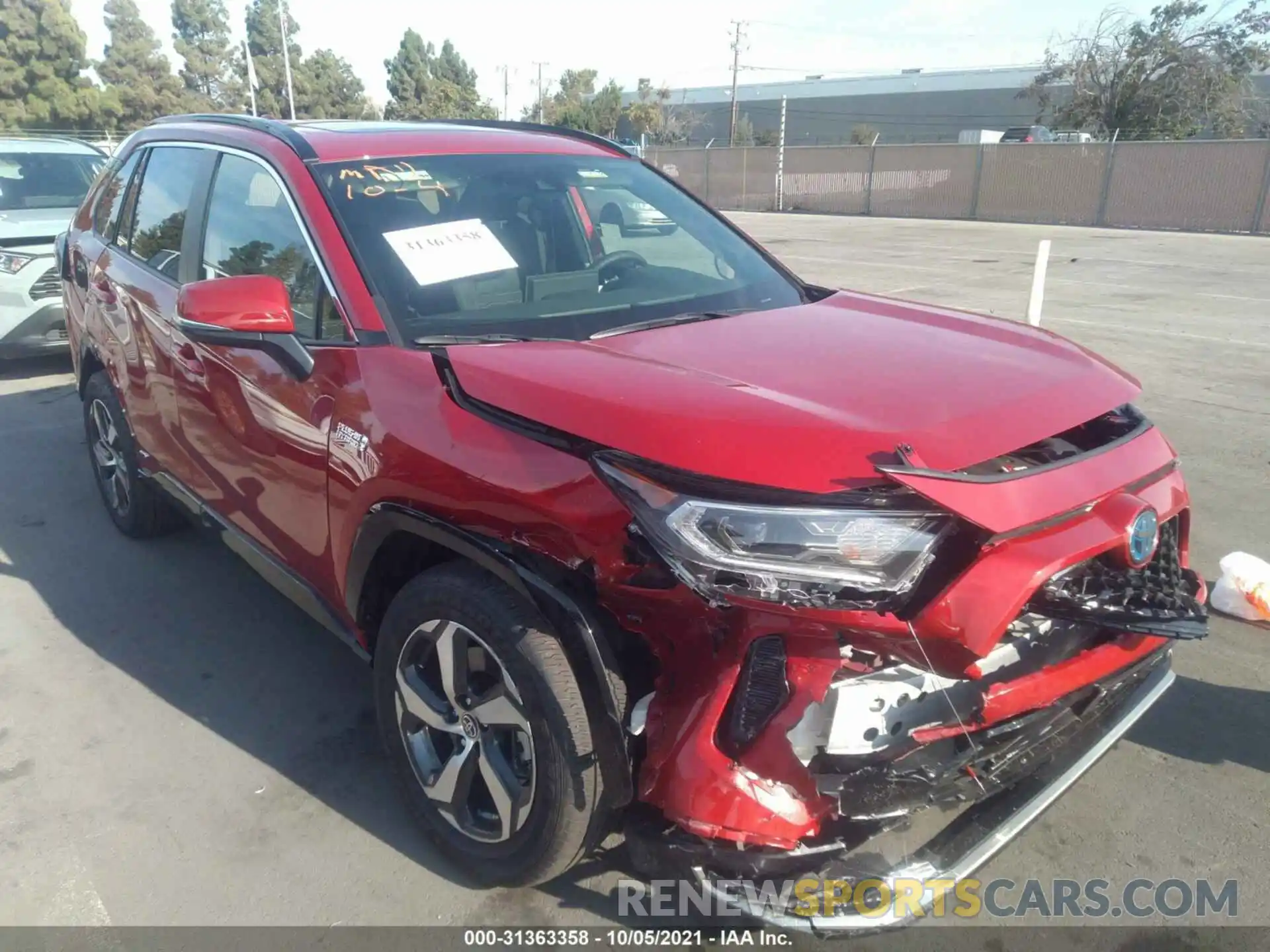 1 Photograph of a damaged car JTMAB3FV6MD054503 TOYOTA RAV4 PRIME 2021