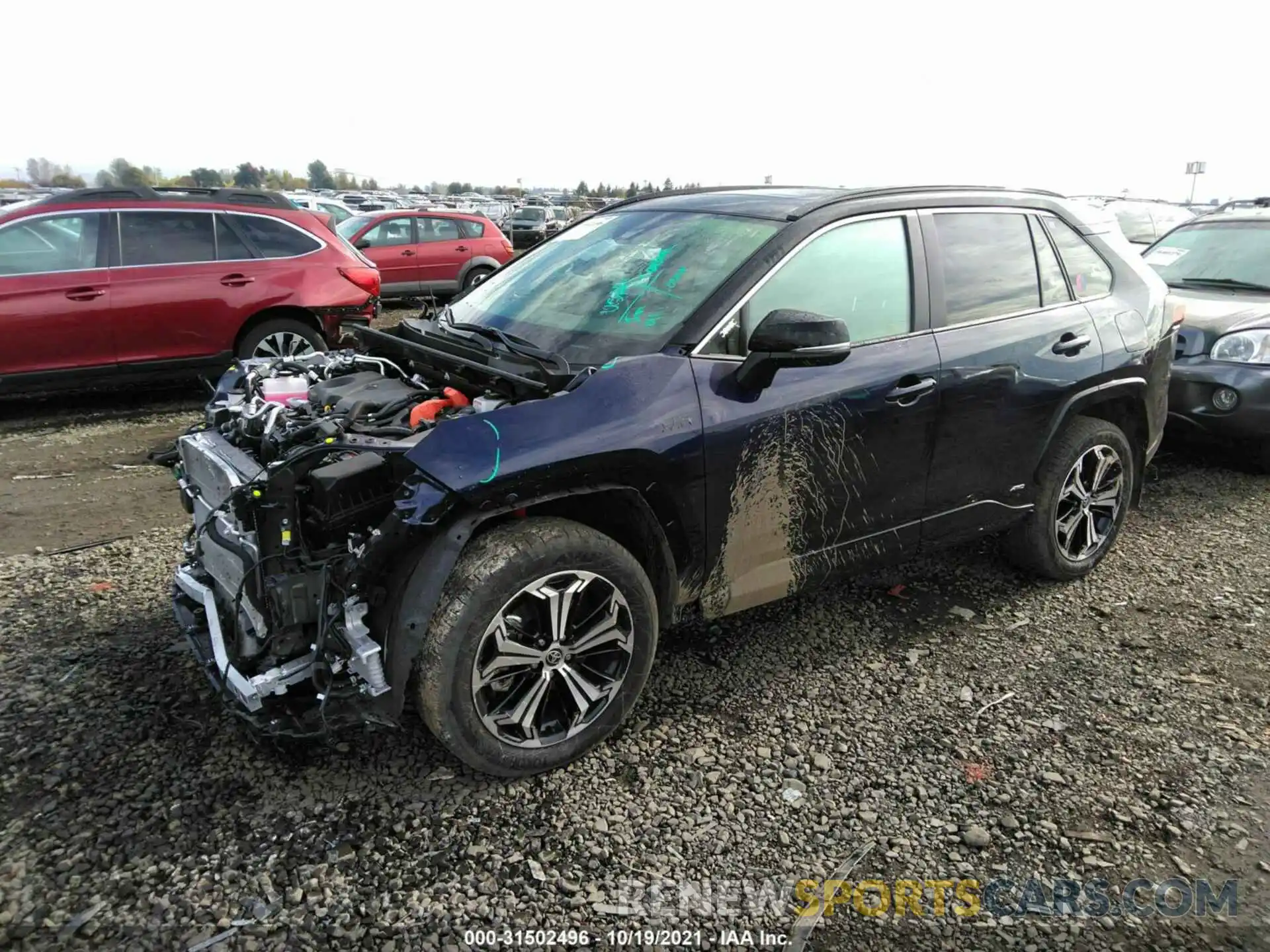 2 Photograph of a damaged car JTMEB3FV7MD012276 TOYOTA RAV4 PRIME 2021