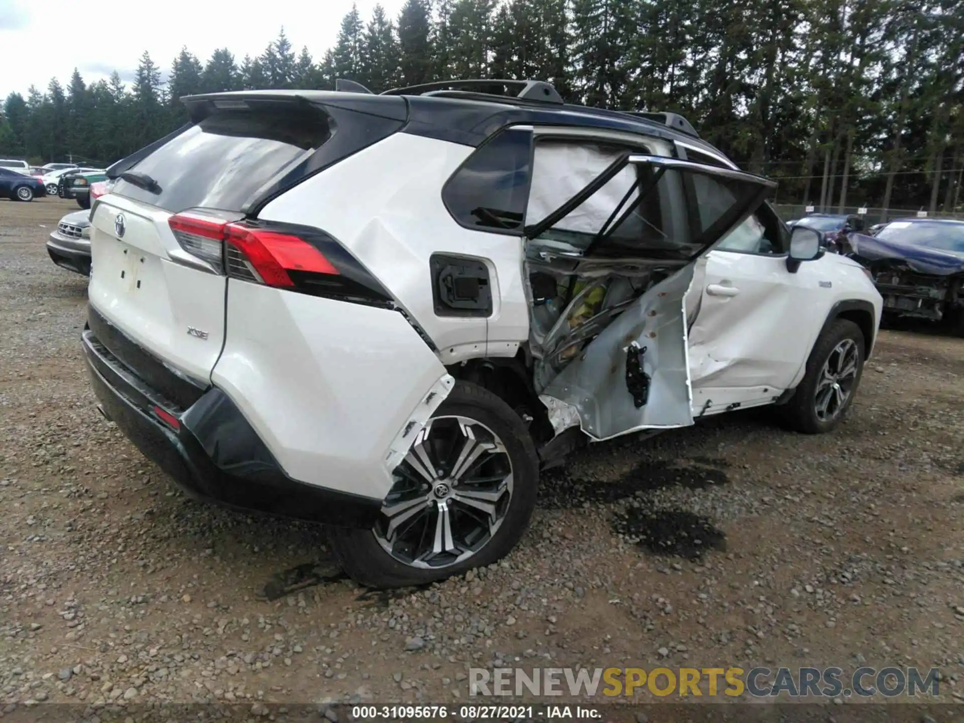 4 Photograph of a damaged car JTMEB3FV8MD016708 TOYOTA RAV4 PRIME 2021